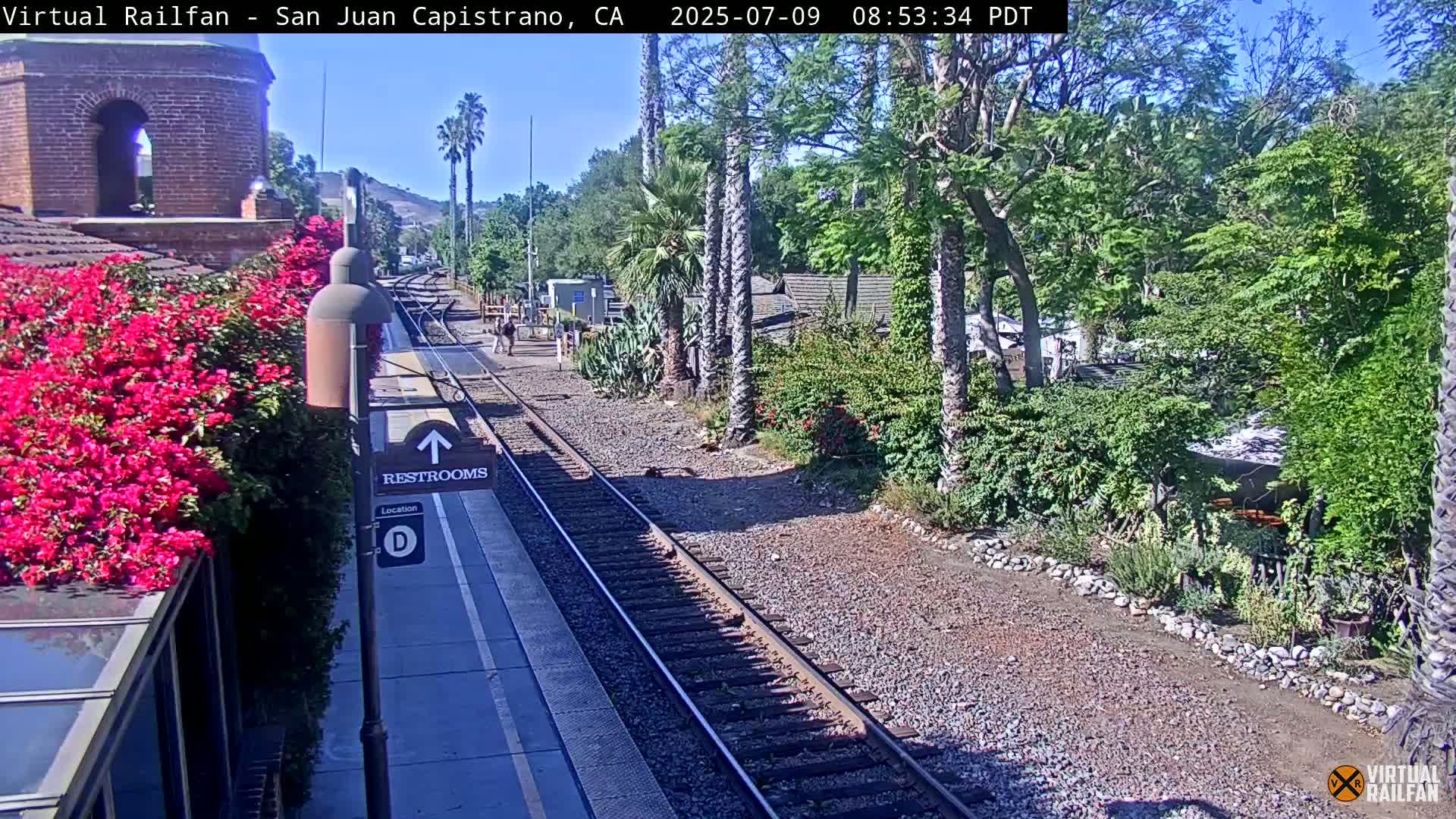 San Juan Capistrano Train Station Live Cam - San Juan Capistrano, Orange, California, USA