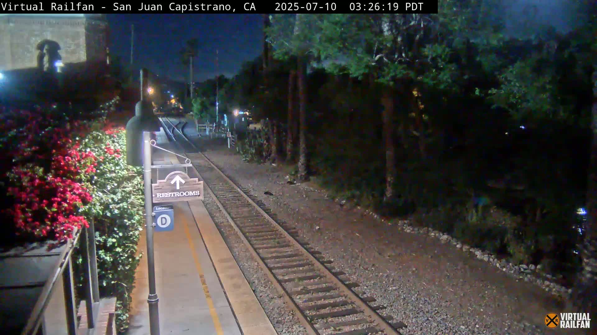 San Juan Capistrano Train Station Live Cam - San Juan Capistrano, Orange, California, USA