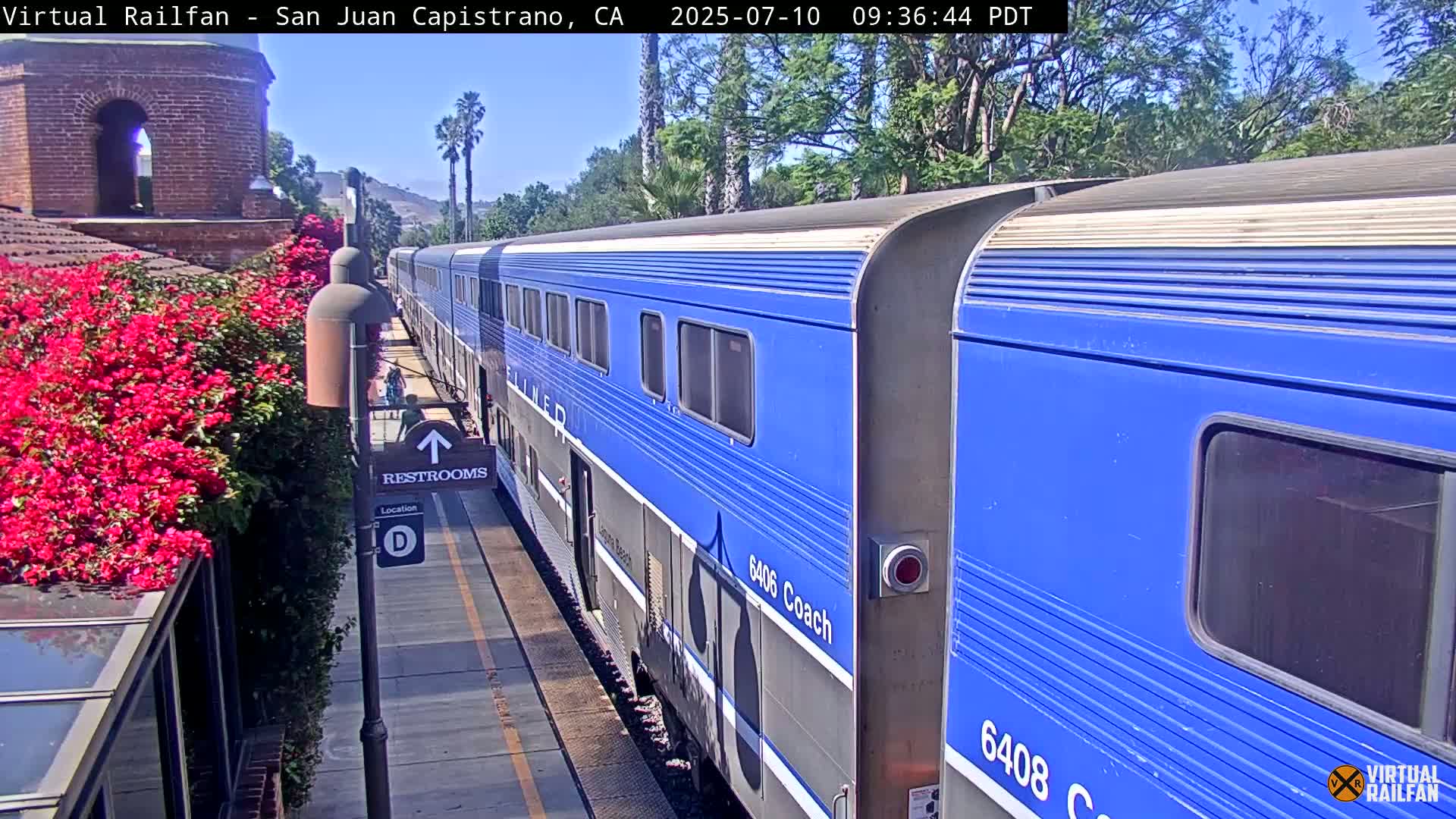 San Juan Capistrano Train Station Live Cam - San Juan Capistrano, Orange, California, USA