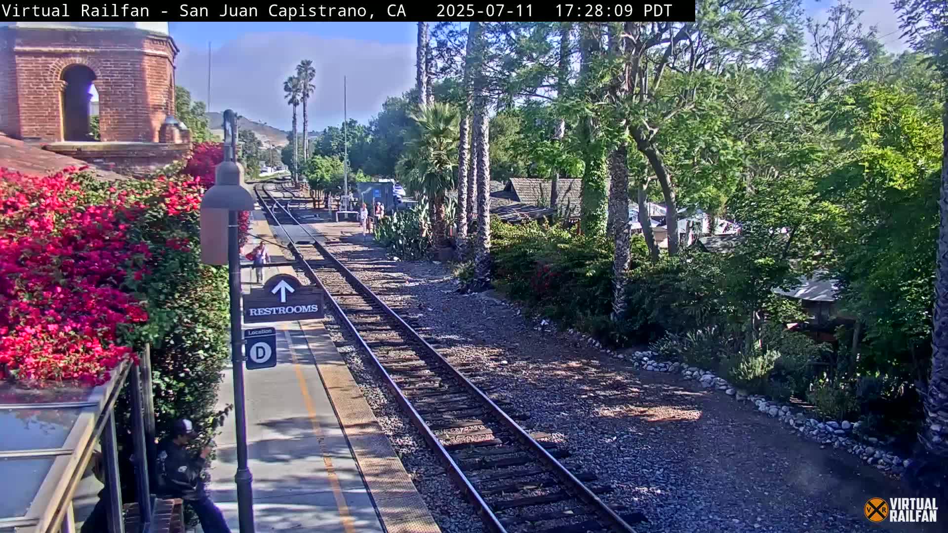 San Juan Capistrano Train Station Live Cam - San Juan Capistrano, Orange, California, USA