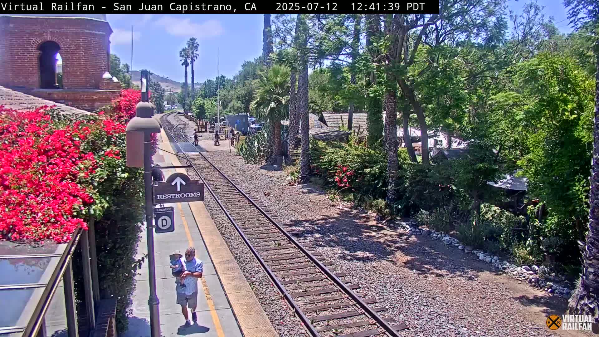 San Juan Capistrano Train Station Live Cam - San Juan Capistrano, Orange, California, USA