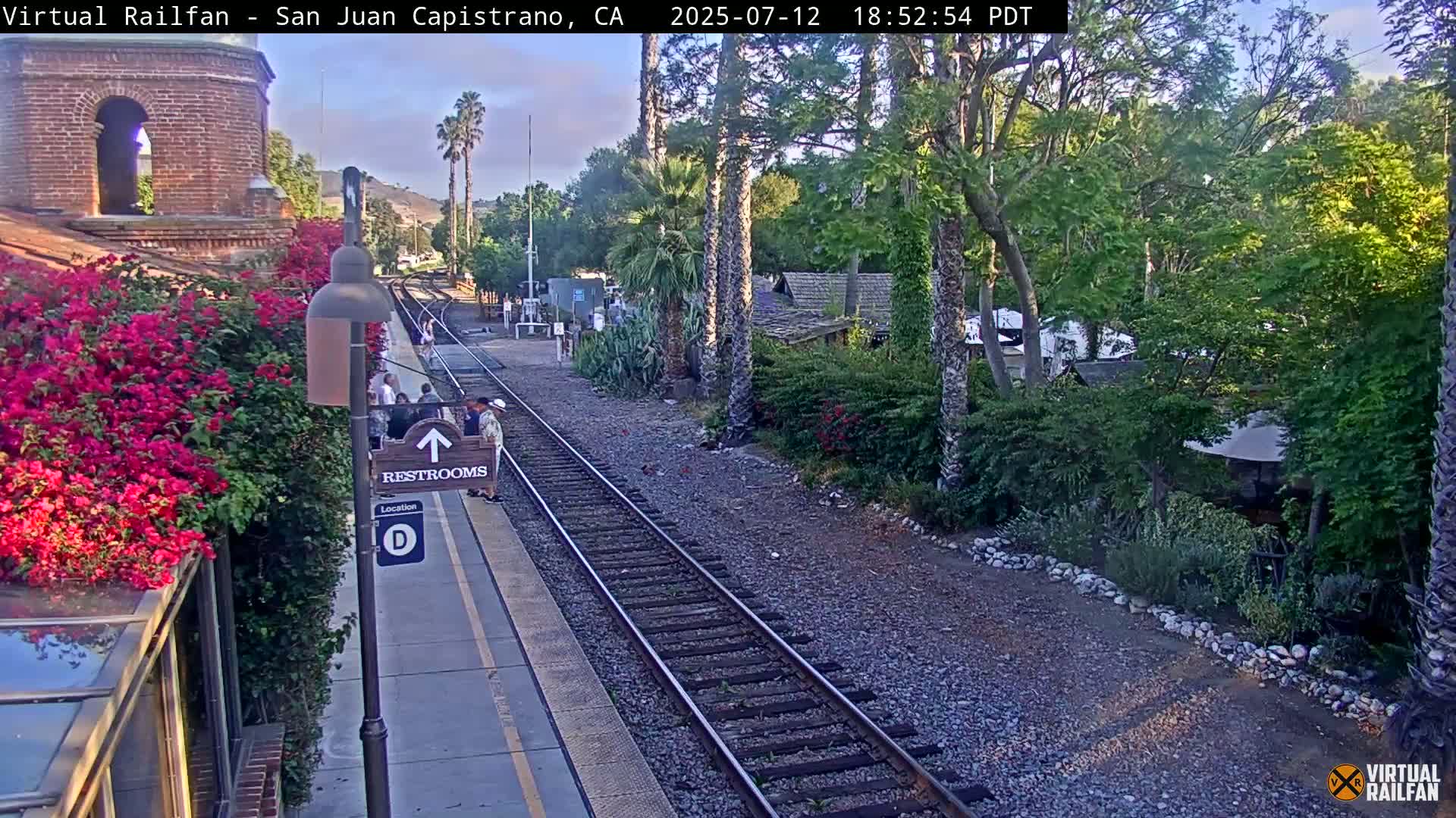San Juan Capistrano Train Station Live Cam - San Juan Capistrano, Orange, California, USA
