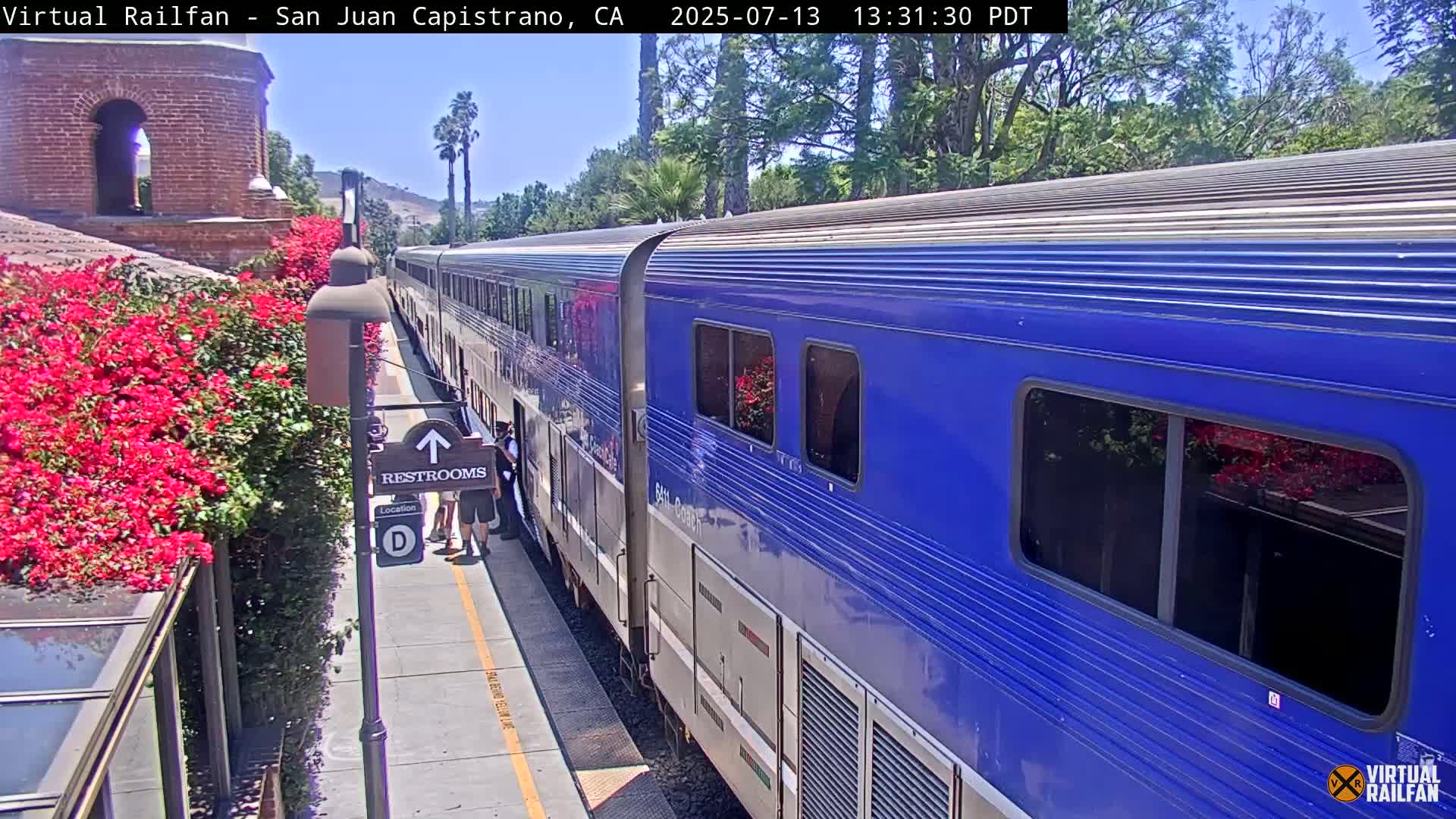 San Juan Capistrano Train Station Live Cam - San Juan Capistrano, Orange, California, USA