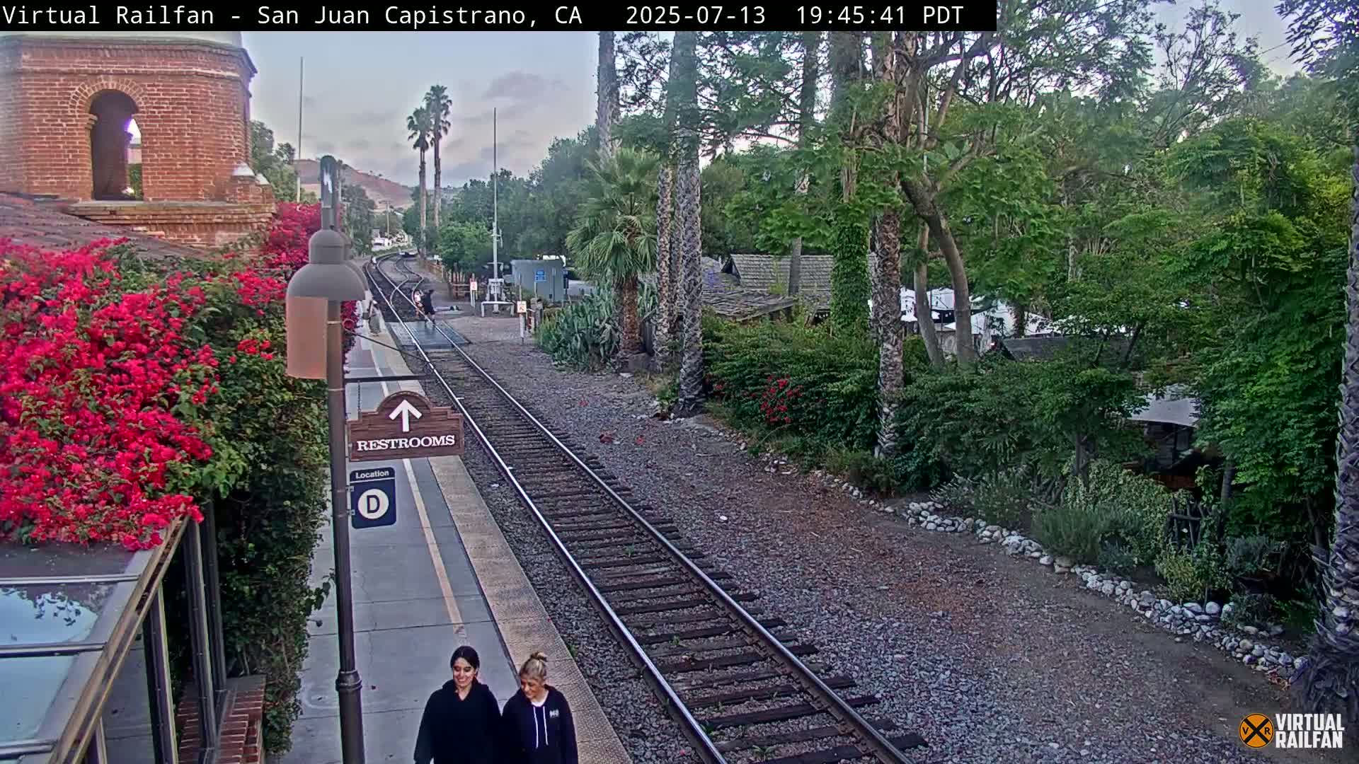 San Juan Capistrano Train Station Live Cam - San Juan Capistrano, Orange, California, USA