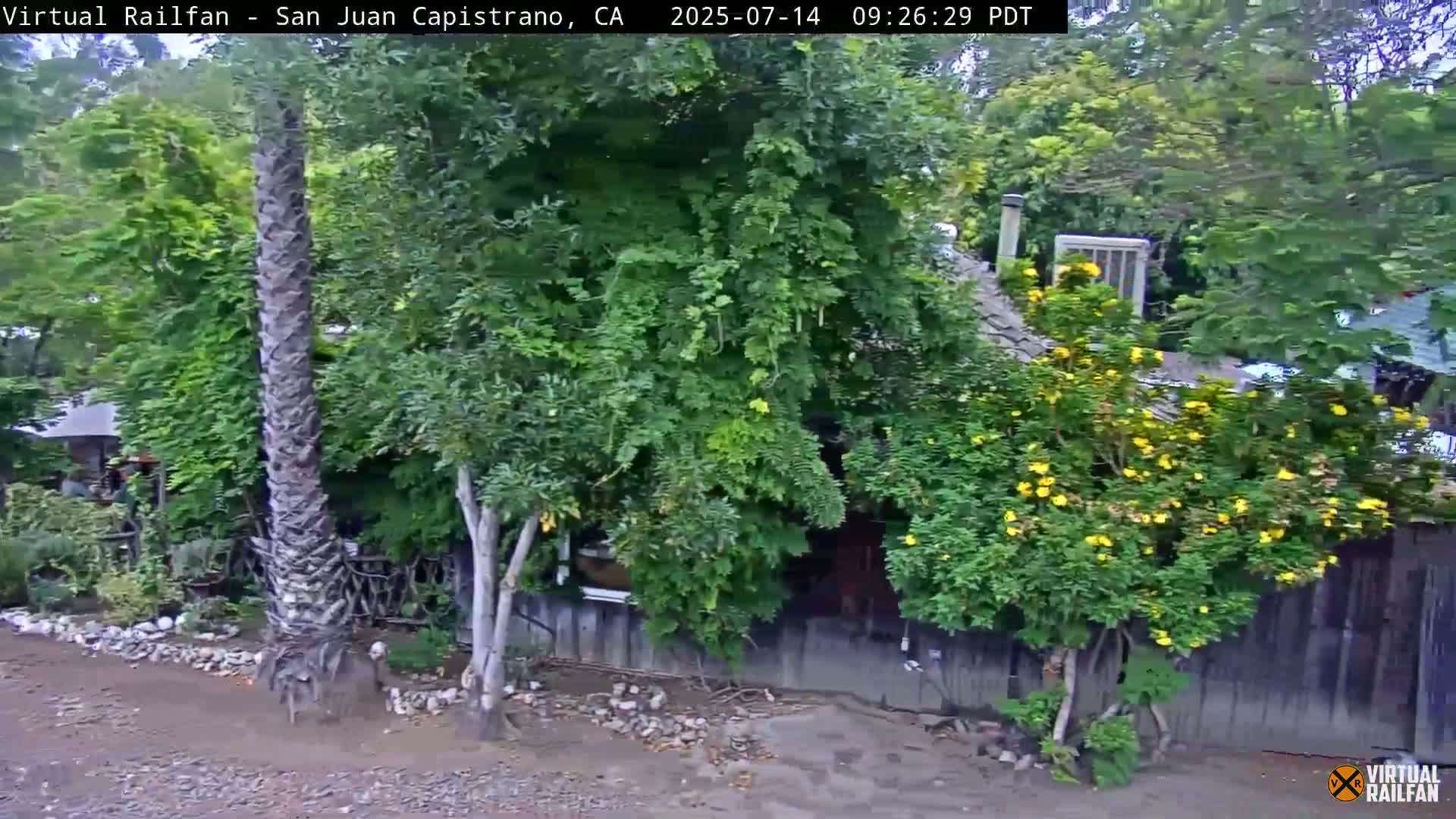 San Juan Capistrano Train Station Live Cam - San Juan Capistrano, Orange, California, USA