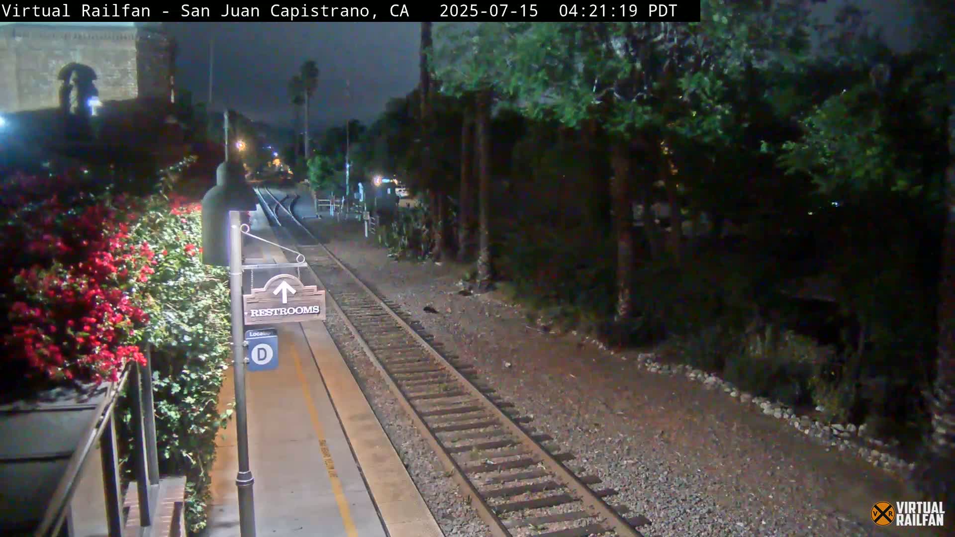 San Juan Capistrano Train Station Live Cam - San Juan Capistrano, Orange, California, USA