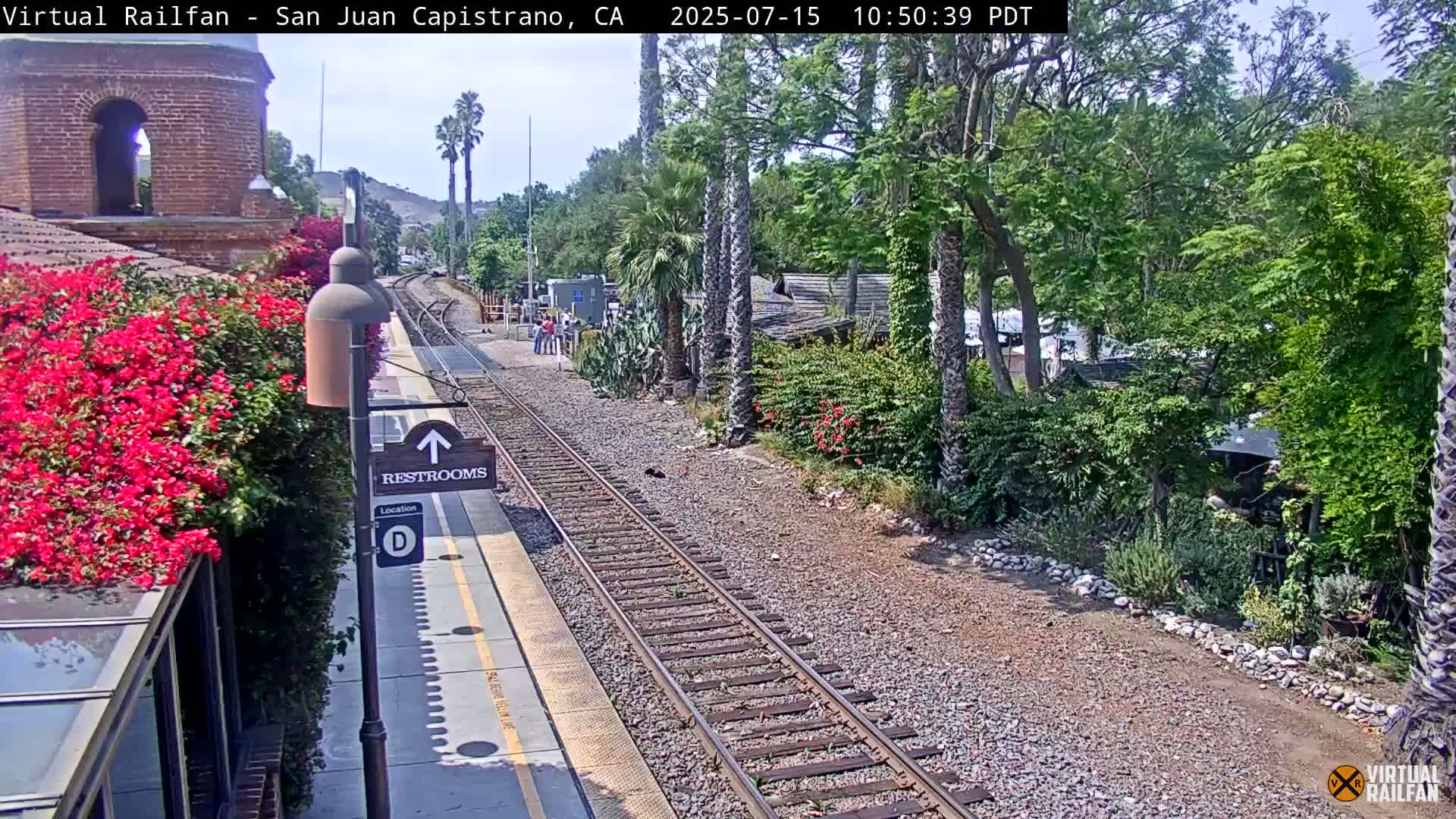 San Juan Capistrano Train Station Live Cam - San Juan Capistrano, Orange, California, USA