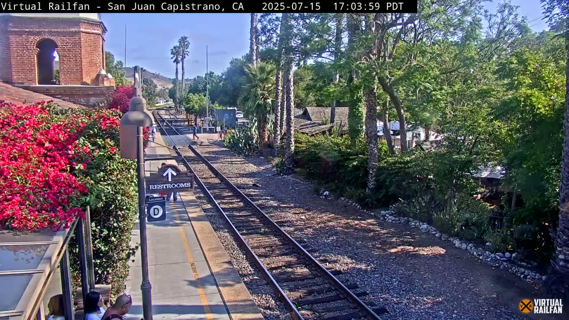 San Juan Capistrano Train Station Live Cam - San Juan Capistrano, Orange, California, USA