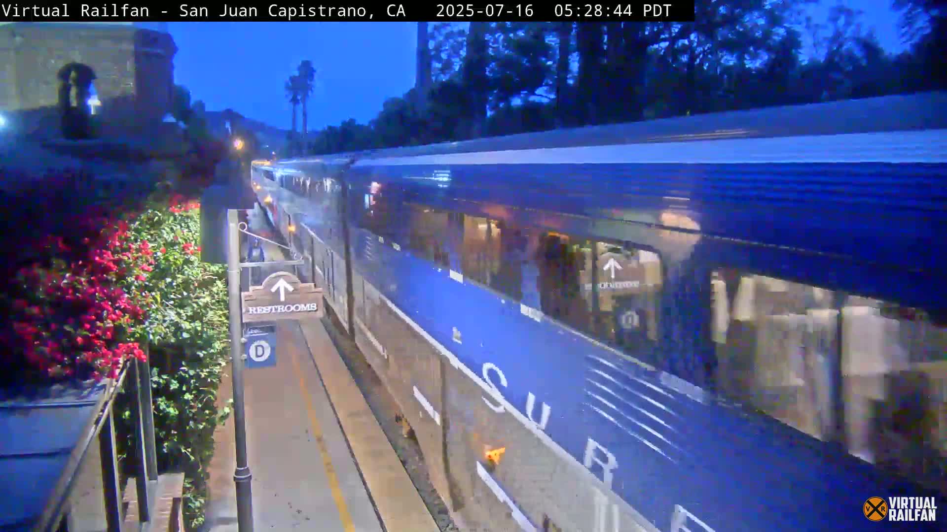 San Juan Capistrano Train Station Live Cam - San Juan Capistrano, Orange, California, USA