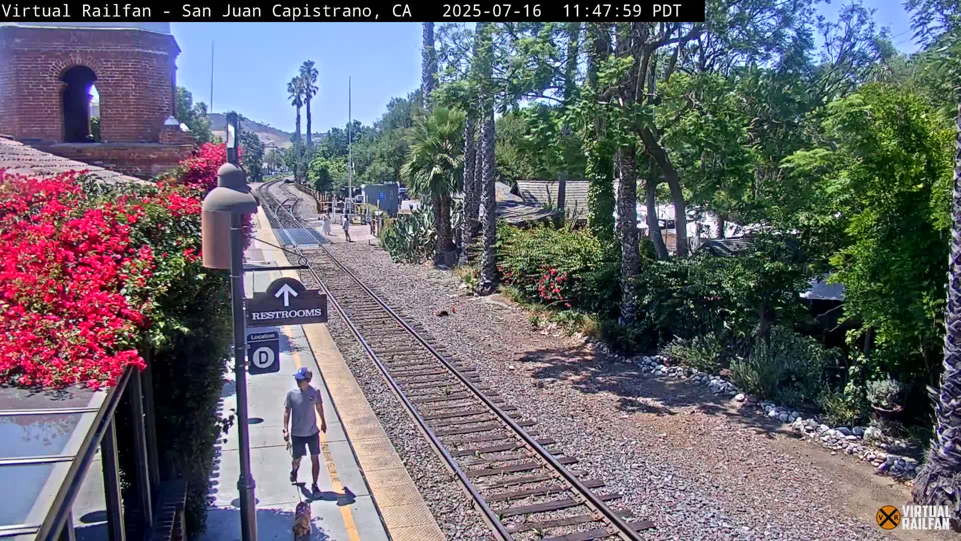 San Juan Capistrano Train Station Live Cam - San Juan Capistrano, Orange, California, USA
