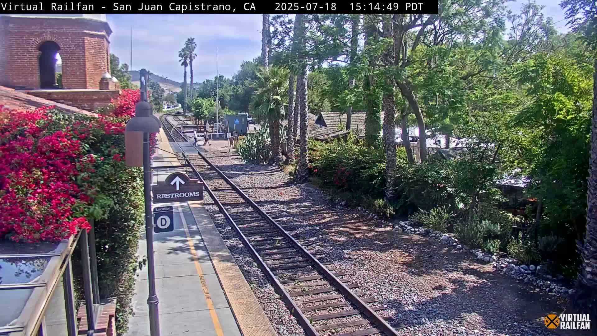 San Juan Capistrano Train Station Live Cam - San Juan Capistrano, Orange, California, USA