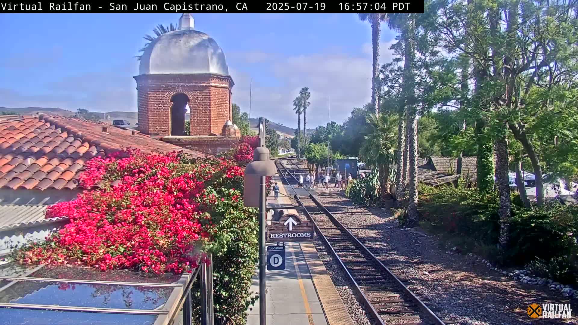 San Juan Capistrano Train Station Live Cam - San Juan Capistrano, Orange, California, USA