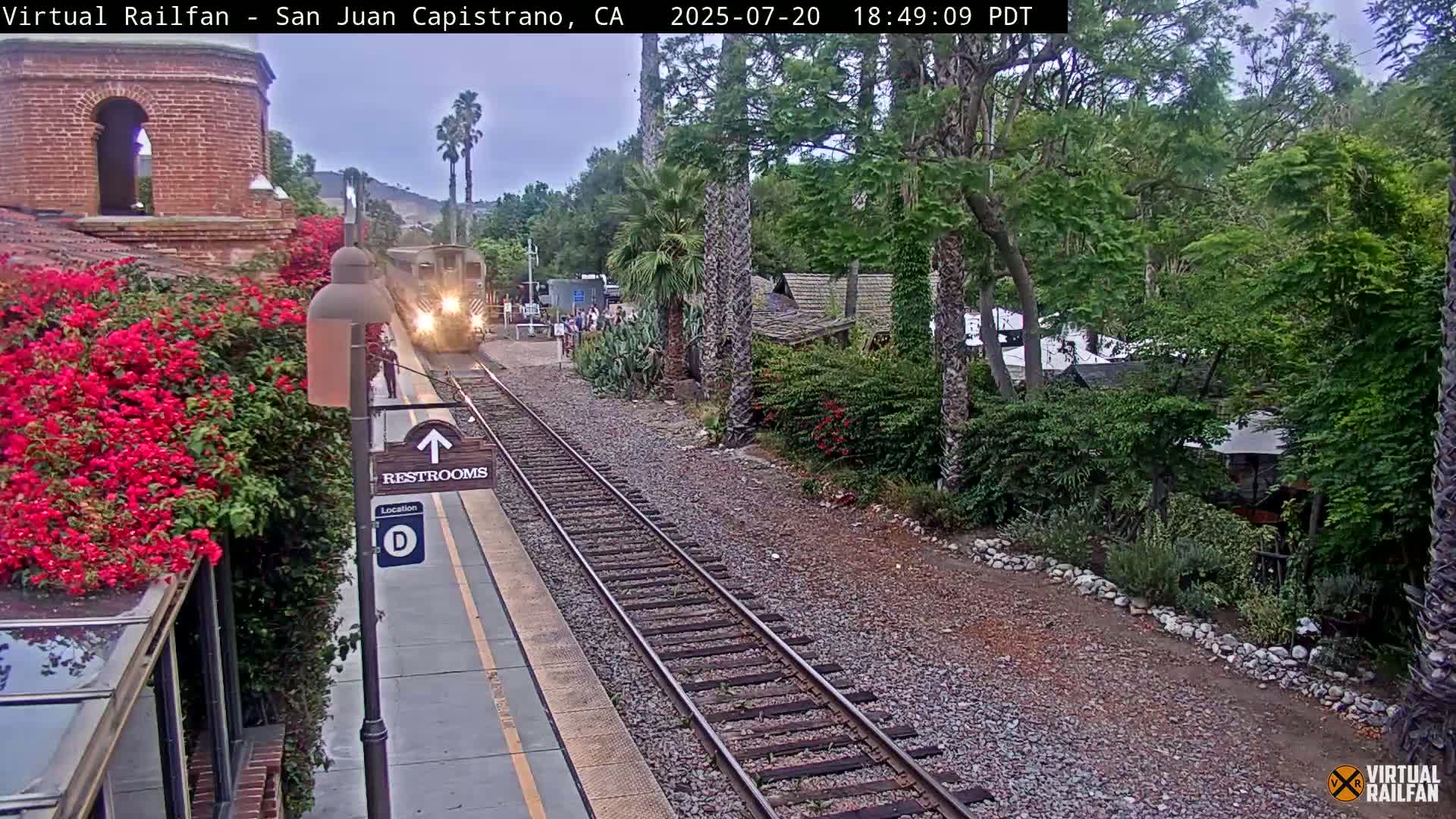 San Juan Capistrano Train Station Live Cam - San Juan Capistrano, Orange, California, USA