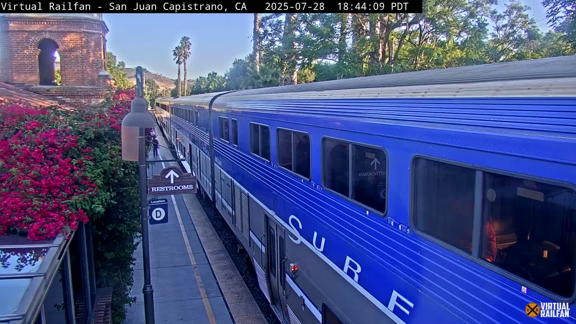 San Juan Capistrano Train Station Live Cam - San Juan Capistrano, Orange, California, USA