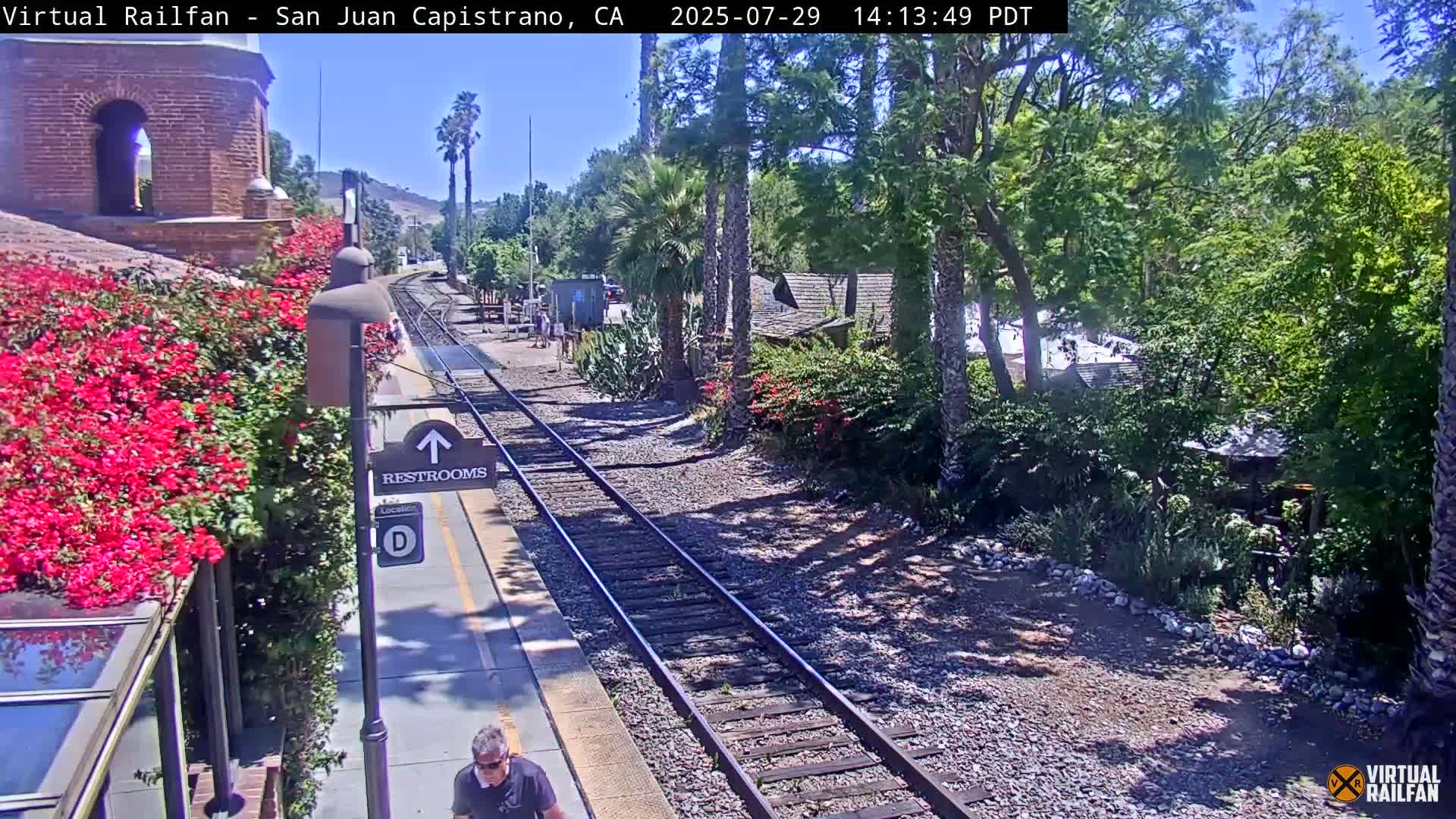 San Juan Capistrano Train Station Live Cam - San Juan Capistrano, Orange, California, USA