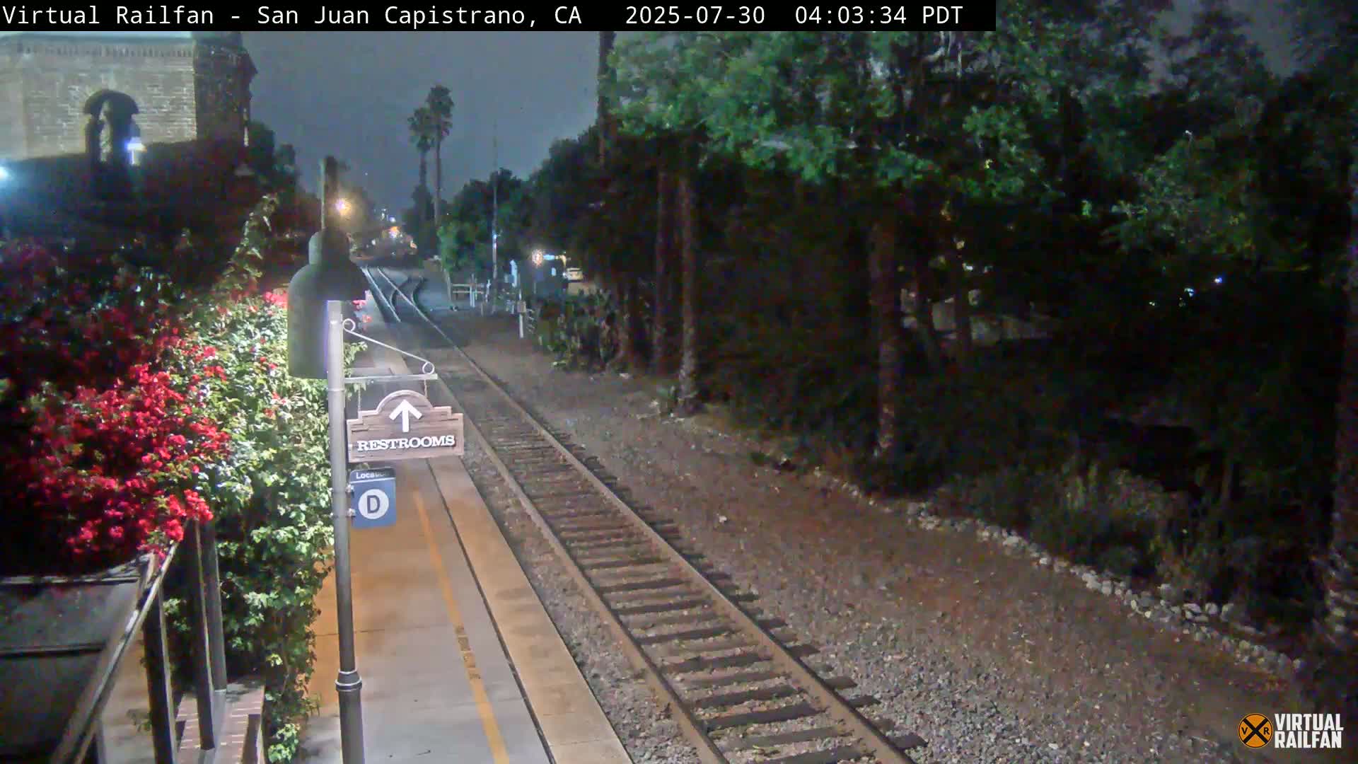 San Juan Capistrano Train Station Live Cam - San Juan Capistrano, Orange, California, USA