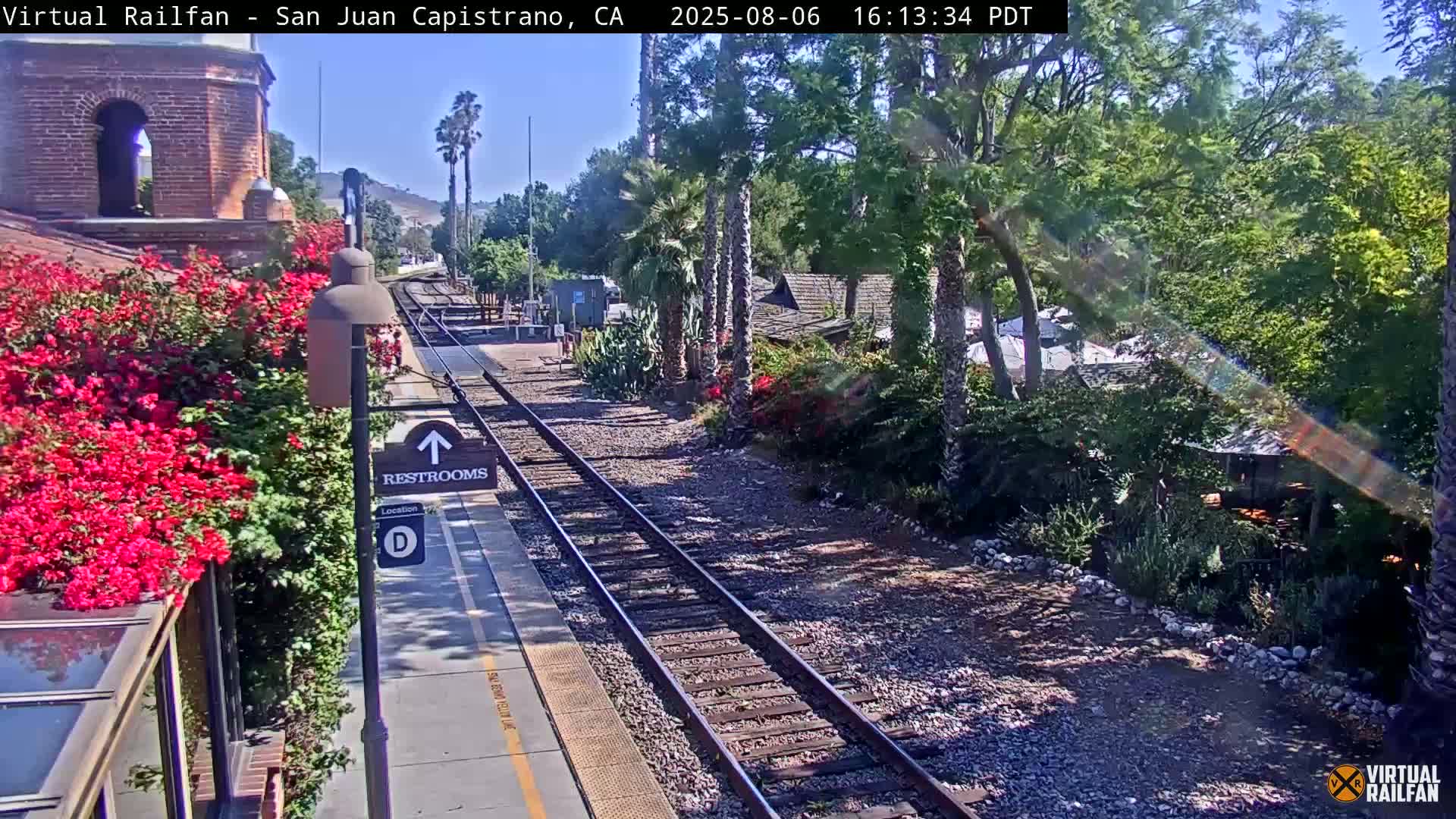 San Juan Capistrano Train Station Live Cam - San Juan Capistrano, Orange, California, USA
