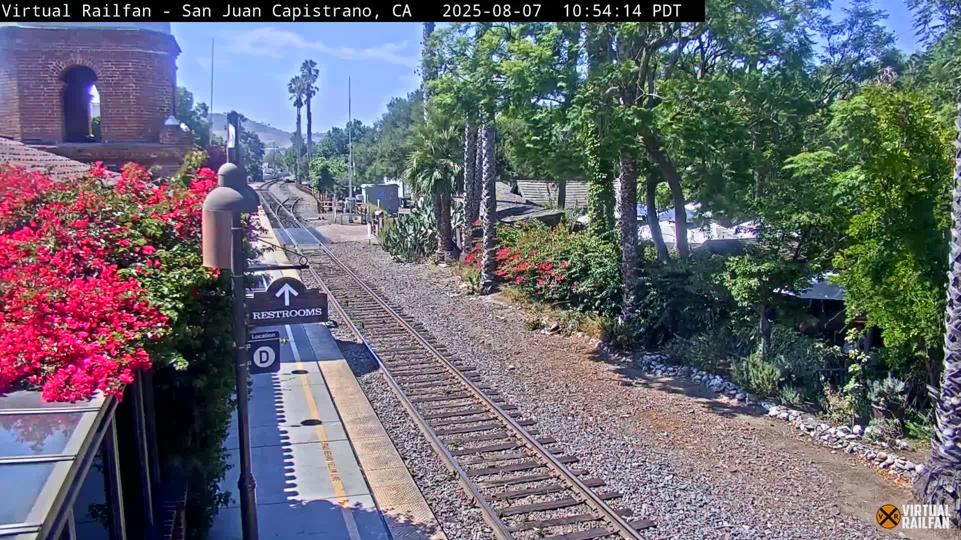 San Juan Capistrano Train Station Live Cam - San Juan Capistrano, Orange, California, USA