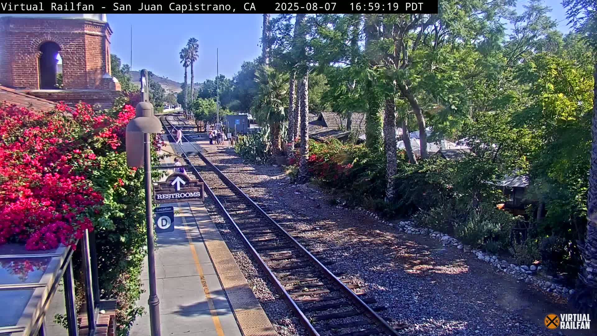 San Juan Capistrano Train Station Live Cam - San Juan Capistrano, Orange, California, USA