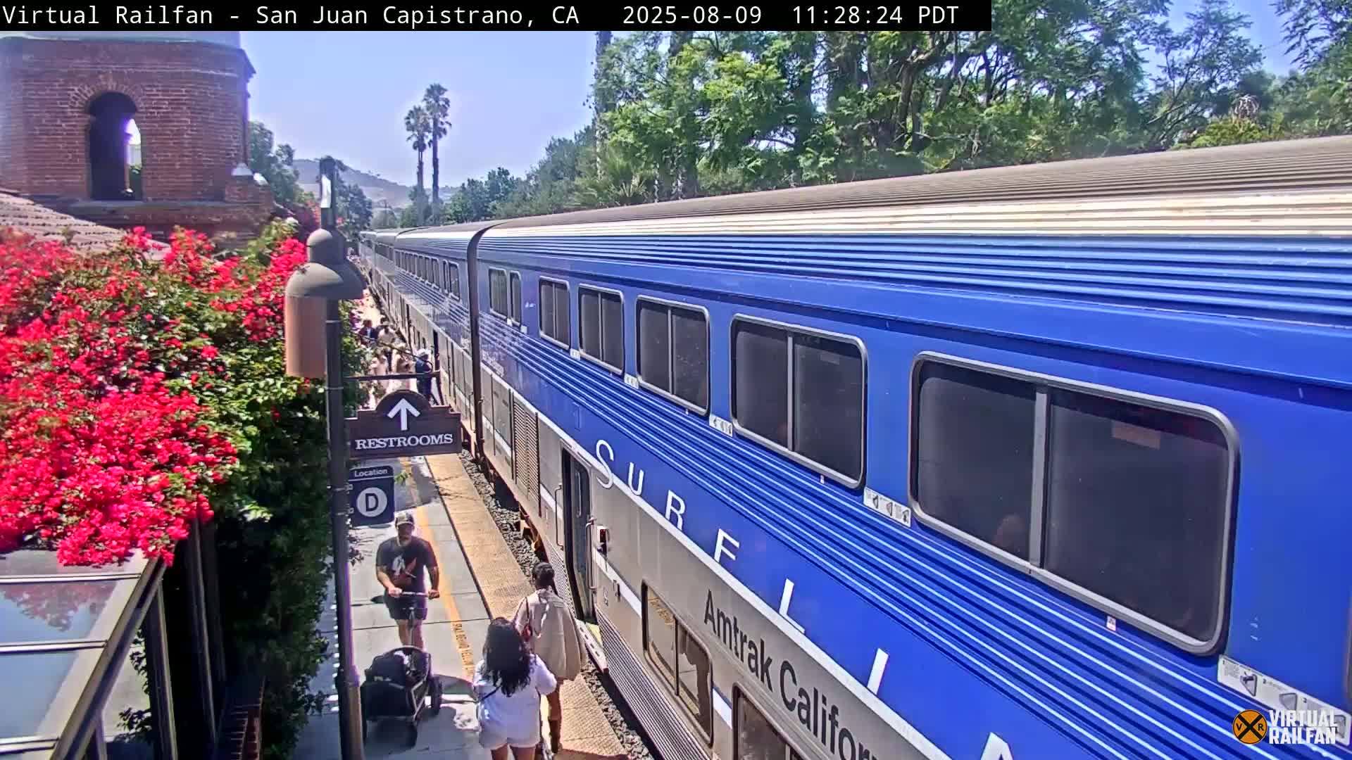 San Juan Capistrano Train Station Live Cam - San Juan Capistrano, Orange, California, USA
