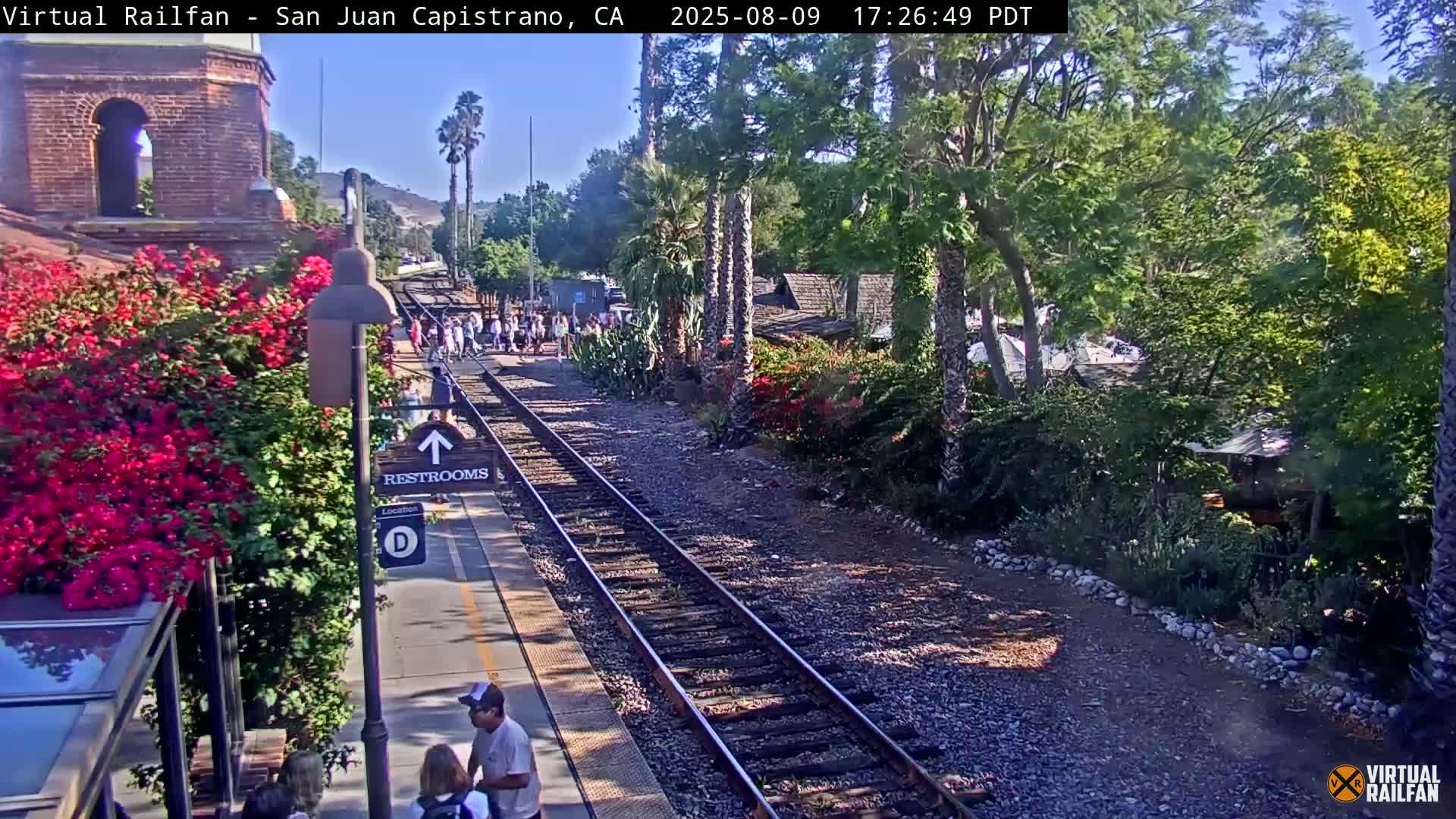 San Juan Capistrano Train Station Live Cam - San Juan Capistrano, Orange, California, USA