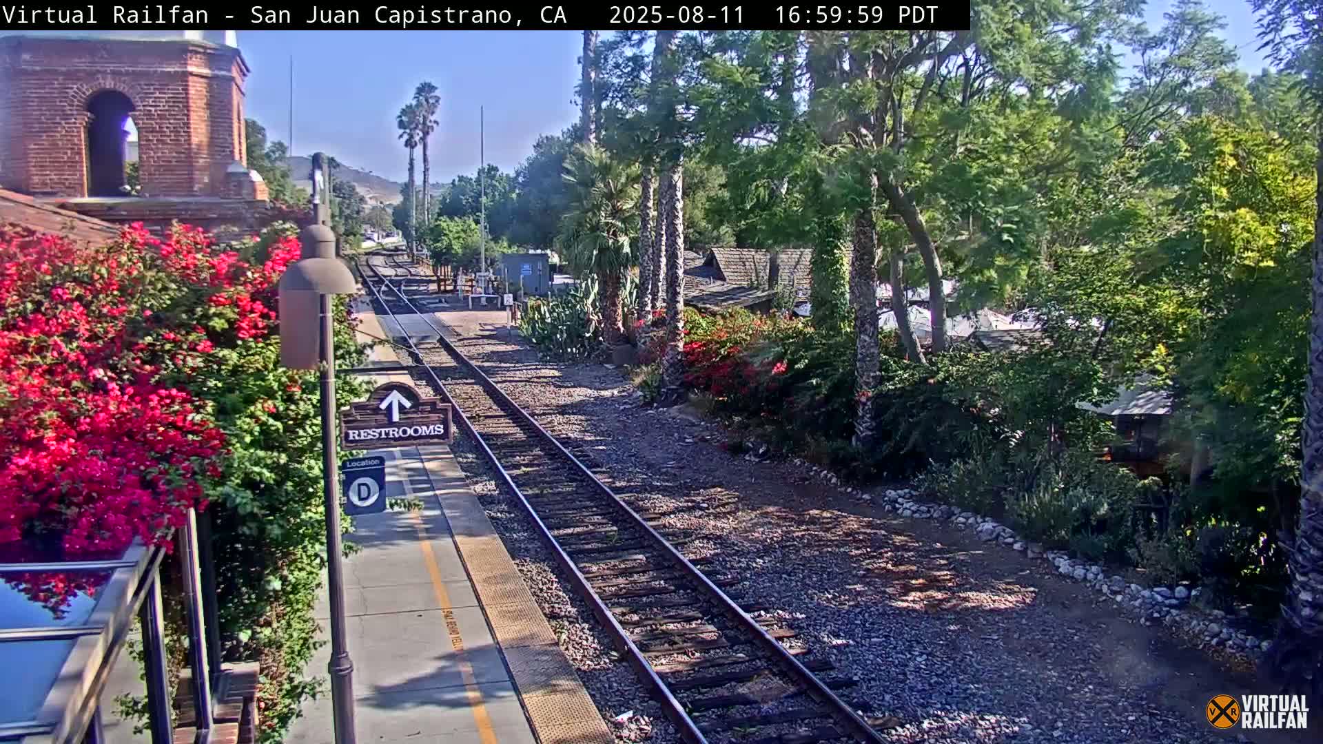 San Juan Capistrano Train Station Live Cam - San Juan Capistrano, Orange, California, USA