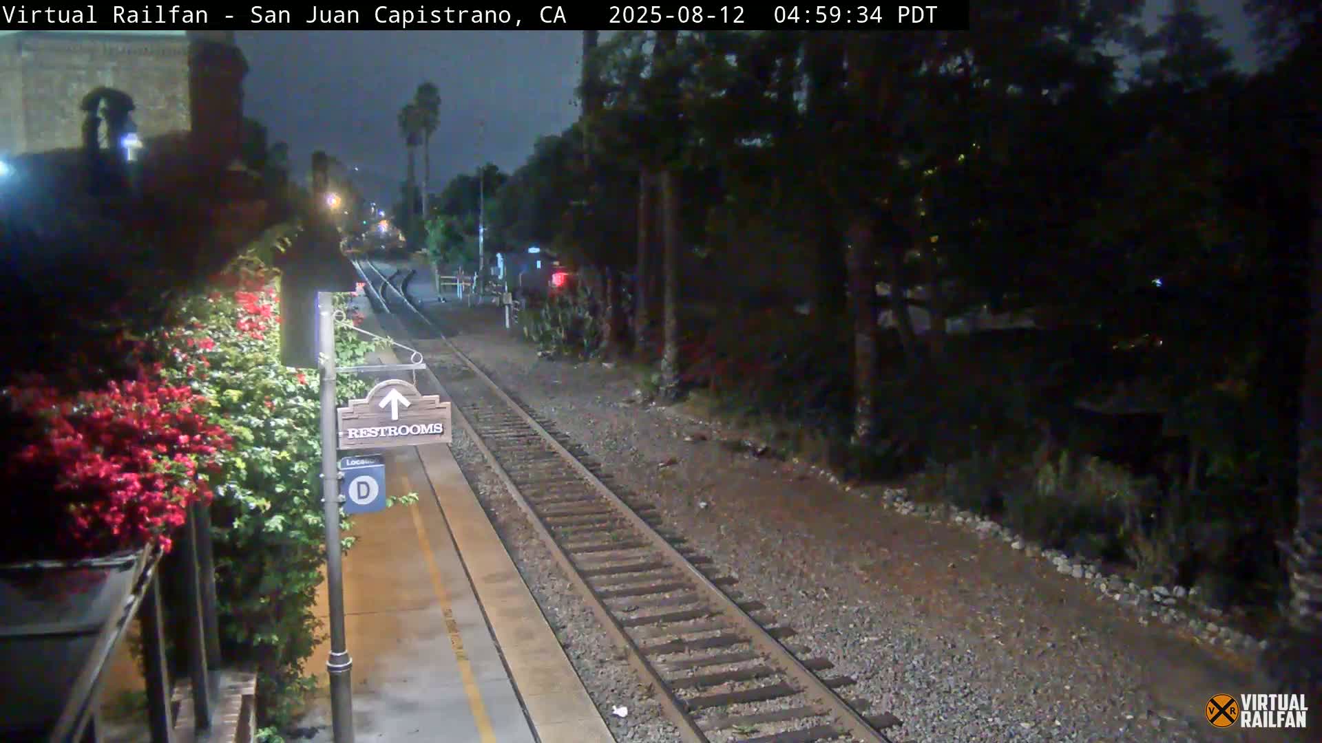 San Juan Capistrano Train Station Live Cam - San Juan Capistrano, Orange, California, USA