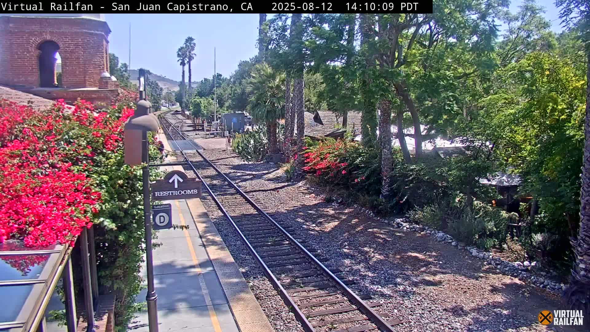 San Juan Capistrano Train Station Live Cam - San Juan Capistrano, Orange, California, USA
