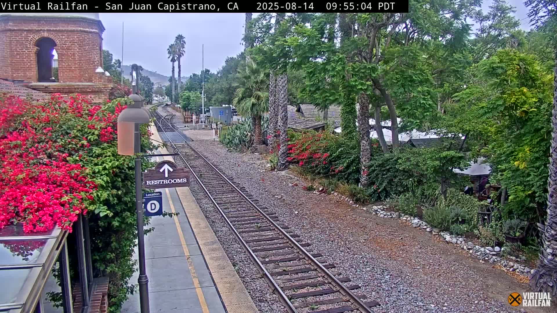 San Juan Capistrano Train Station Live Cam - San Juan Capistrano, Orange, California, USA