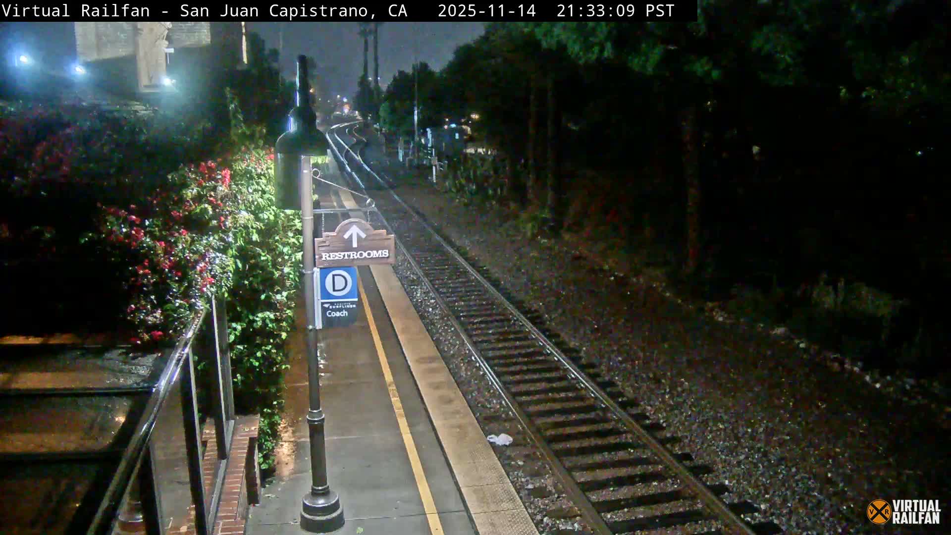 San Juan Capistrano Train Station Live Cam - San Juan Capistrano, Orange, California, USA