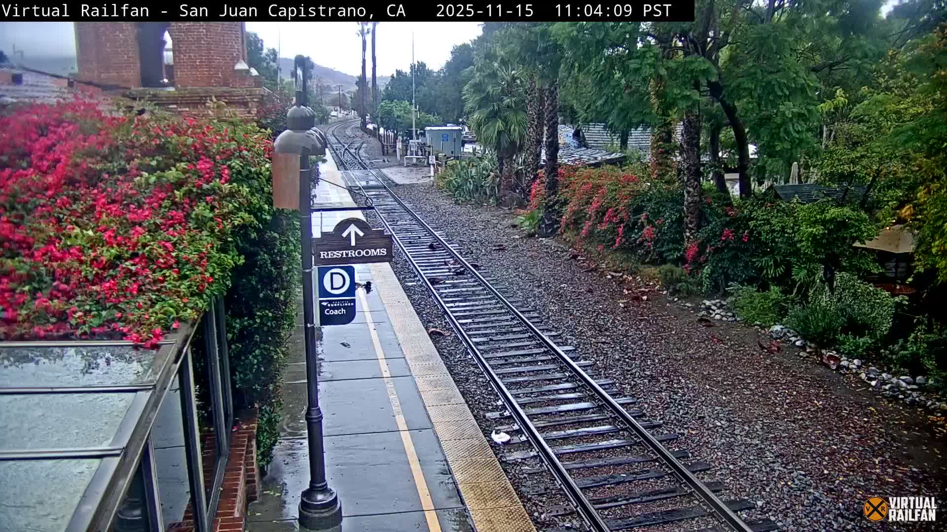San Juan Capistrano Train Station Live Cam - San Juan Capistrano, Orange, California, USA
