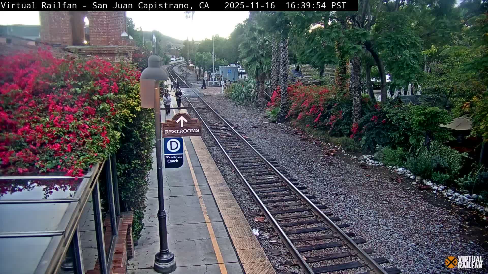 San Juan Capistrano Train Station Live Cam - San Juan Capistrano, Orange, California, USA