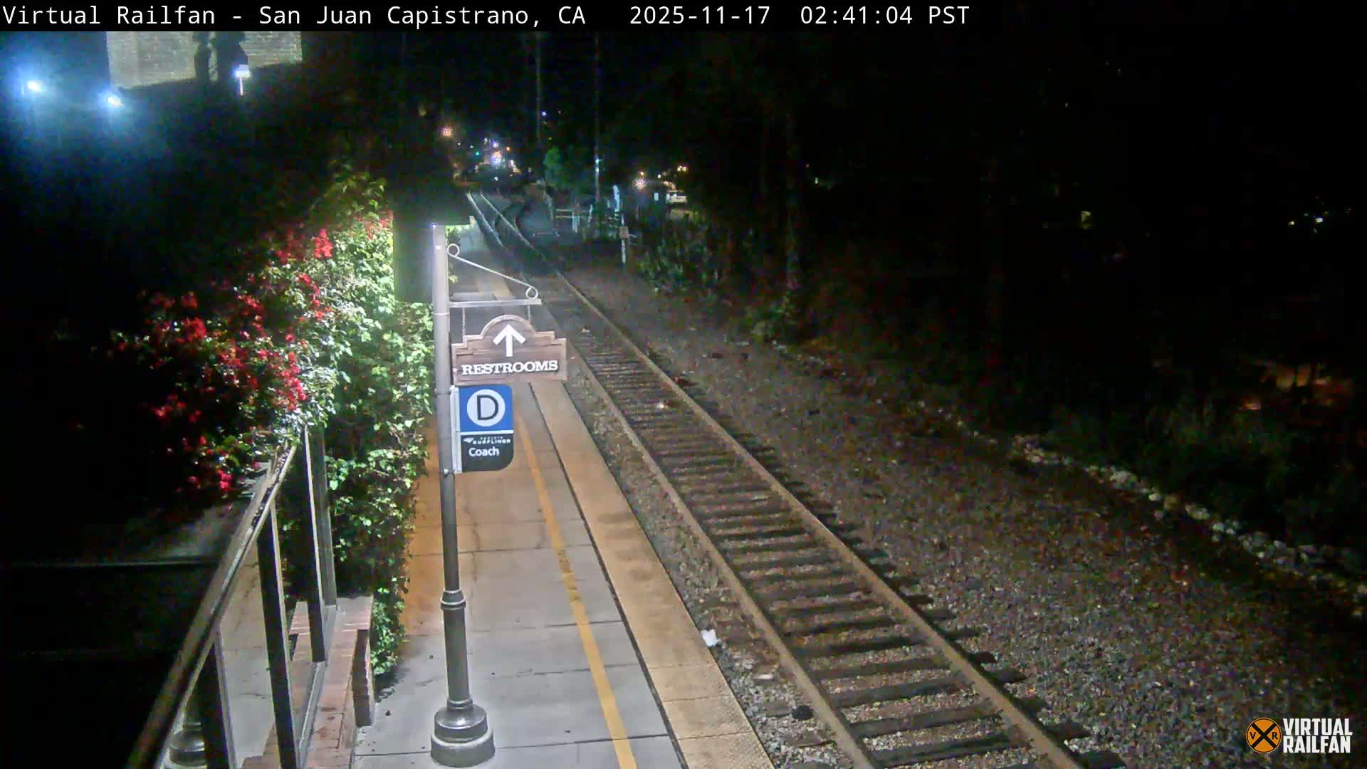San Juan Capistrano Train Station Live Cam - San Juan Capistrano, Orange, California, USA