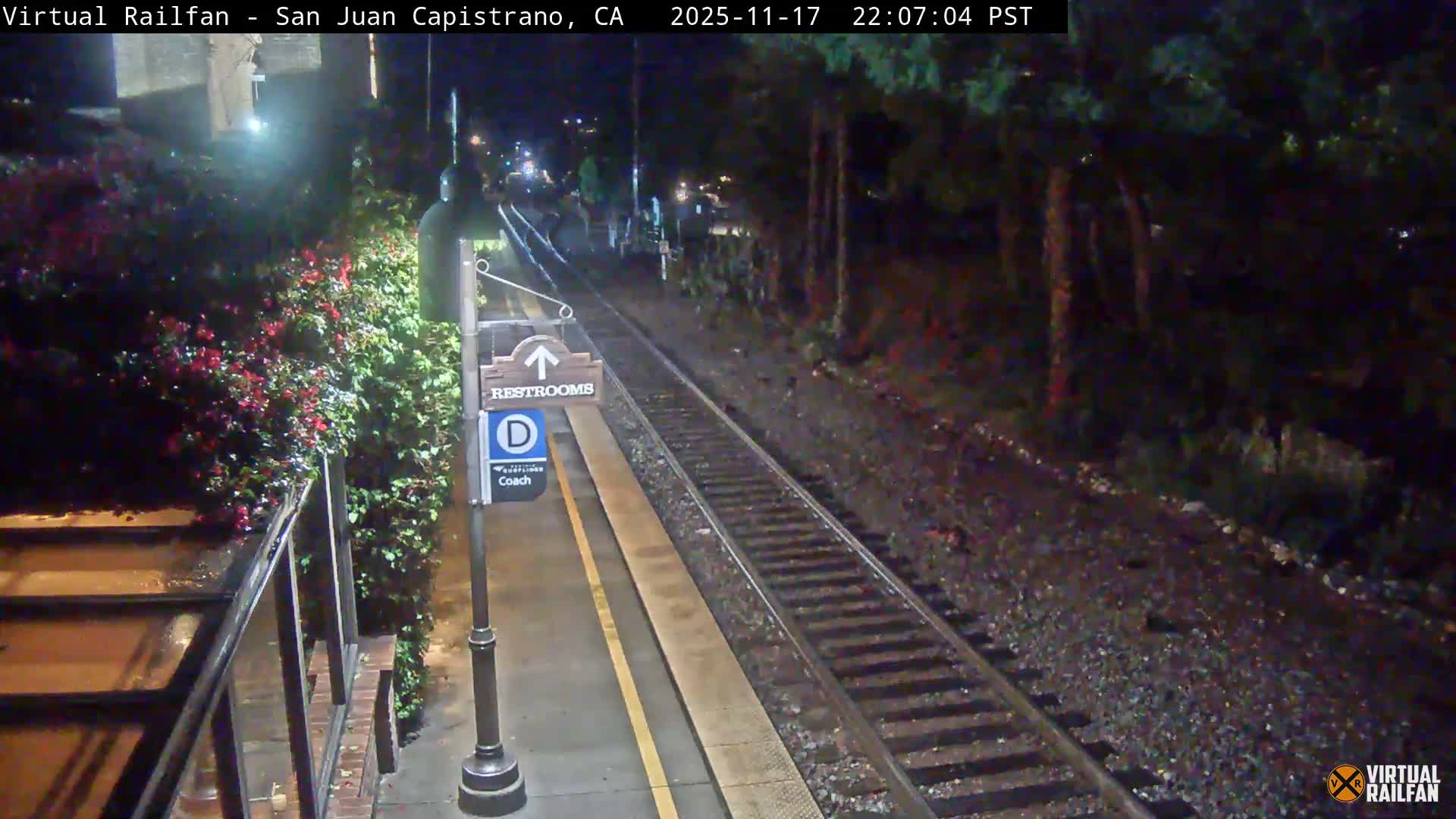 San Juan Capistrano Train Station Live Cam - San Juan Capistrano, Orange, California, USA
