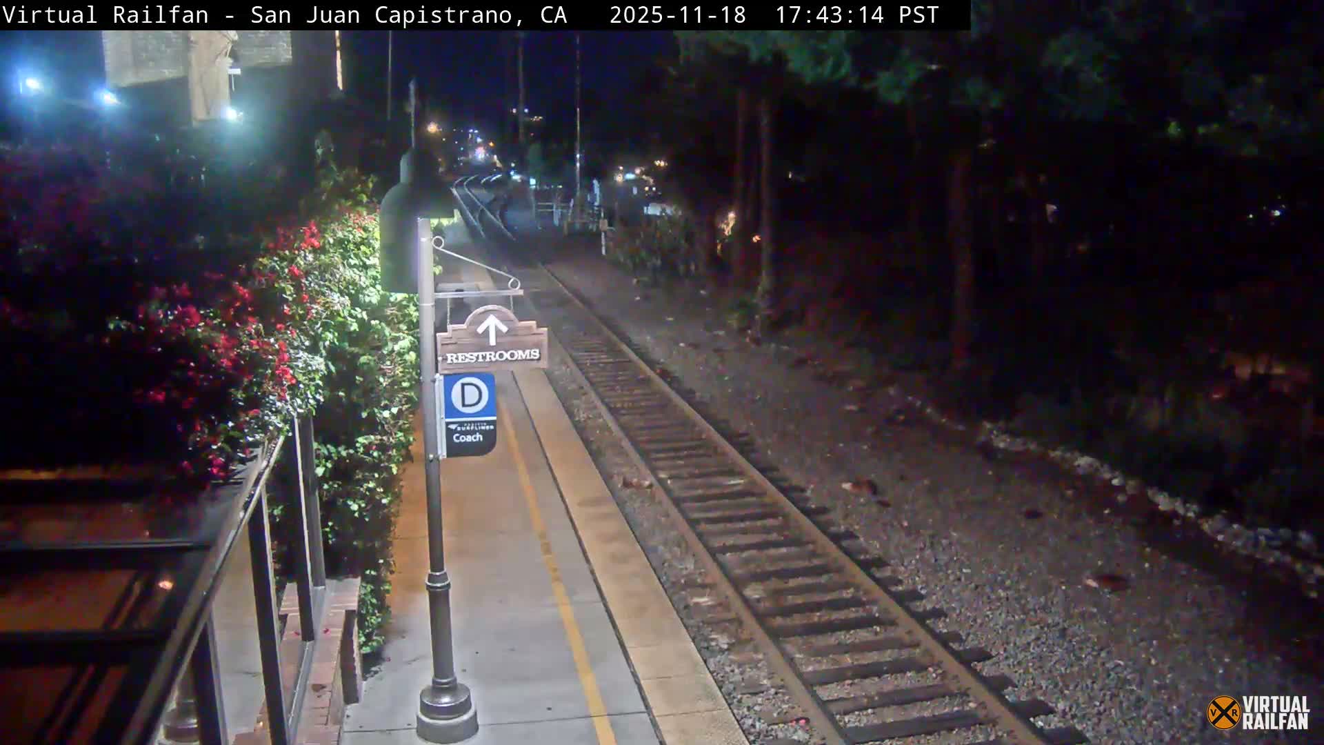 San Juan Capistrano Train Station Live Cam - San Juan Capistrano, Orange, California, USA