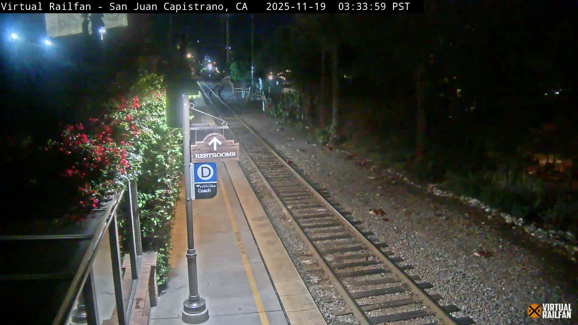 San Juan Capistrano Train Station Live Cam - San Juan Capistrano, Orange, California, USA