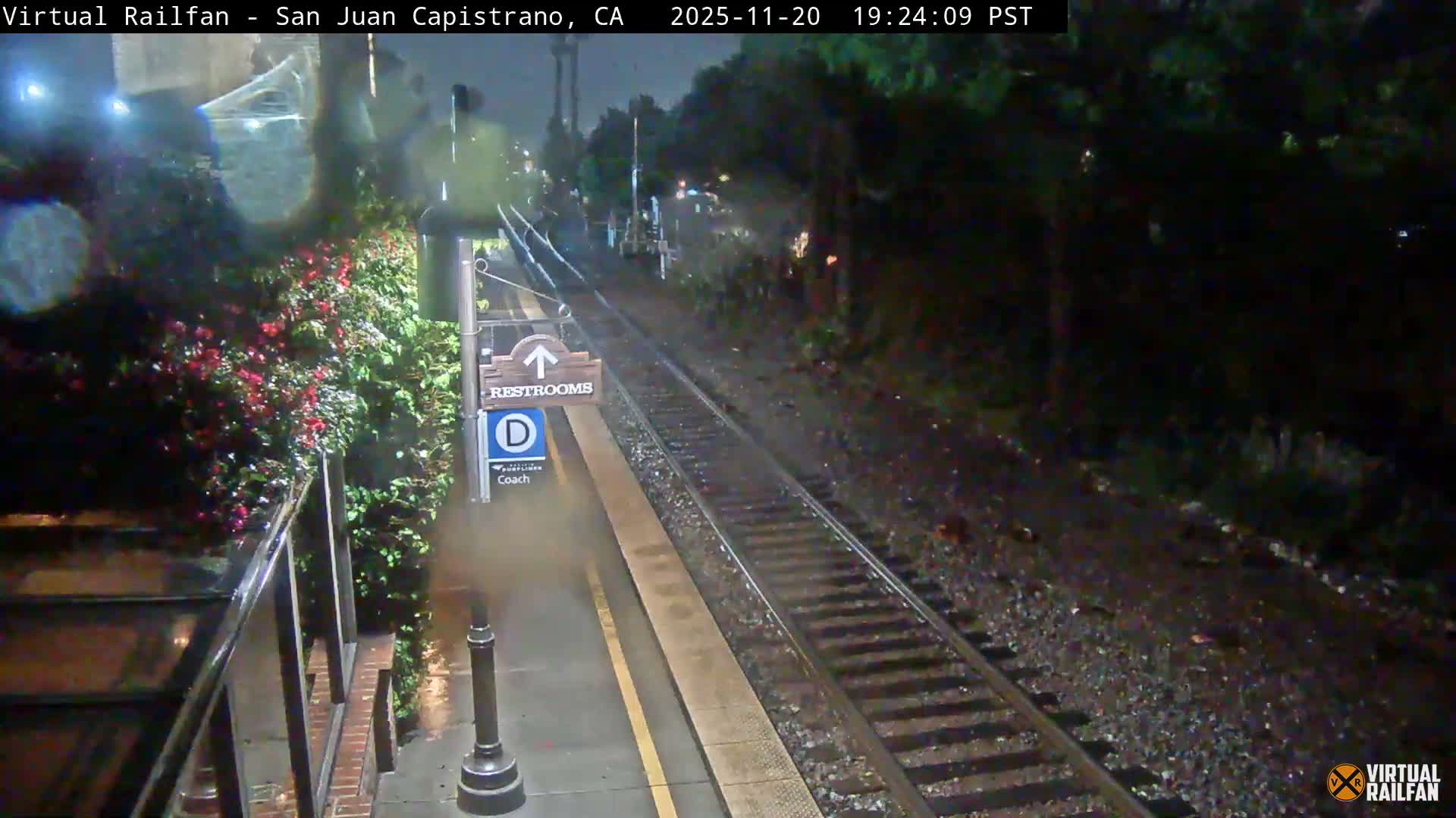 San Juan Capistrano Train Station Live Cam - San Juan Capistrano, Orange, California, USA