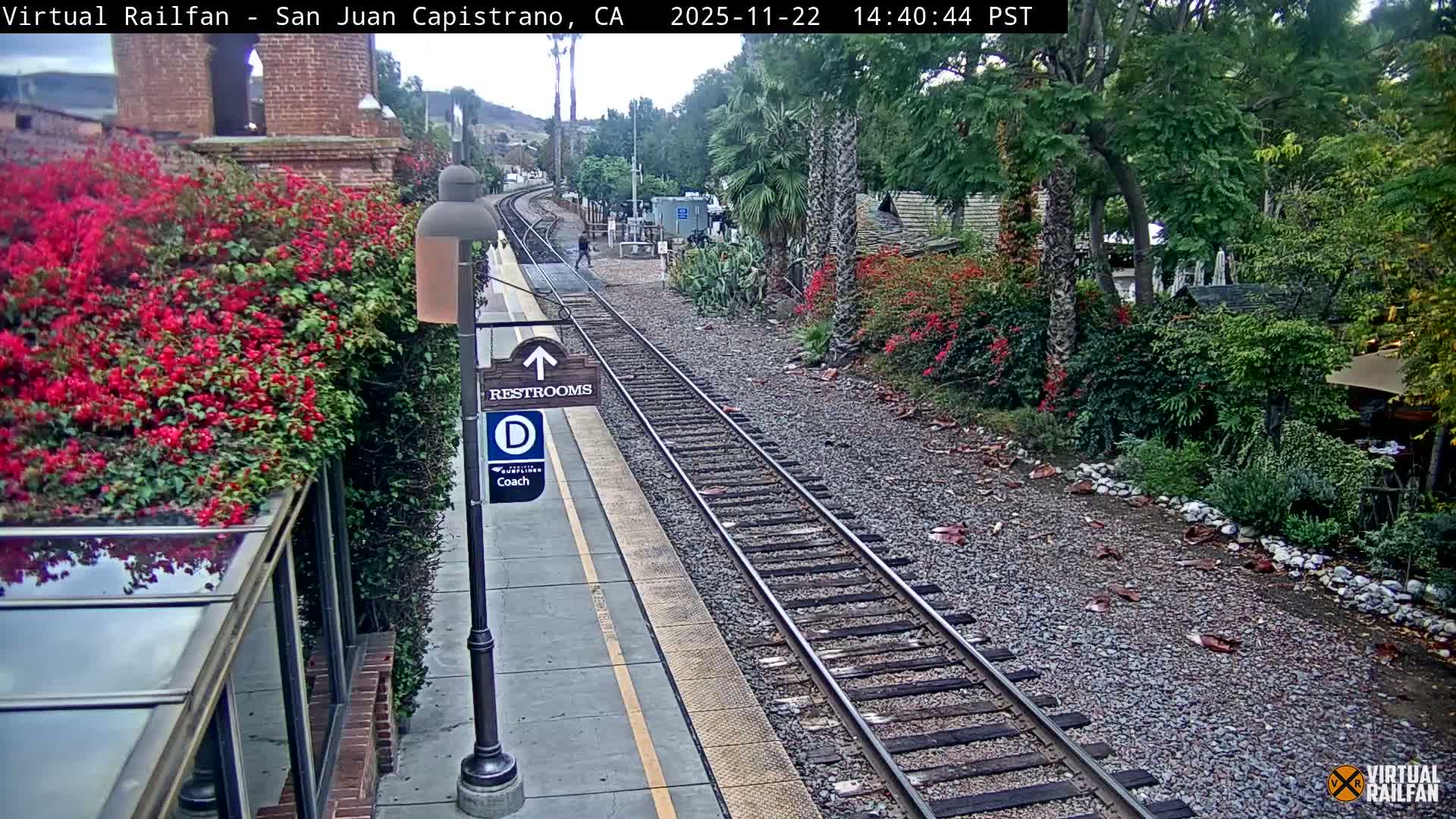 San Juan Capistrano Train Station Live Cam - San Juan Capistrano, Orange, California, USA