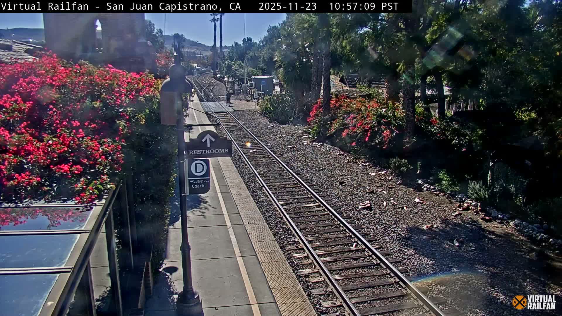 San Juan Capistrano Train Station Live Cam - San Juan Capistrano, Orange, California, USA