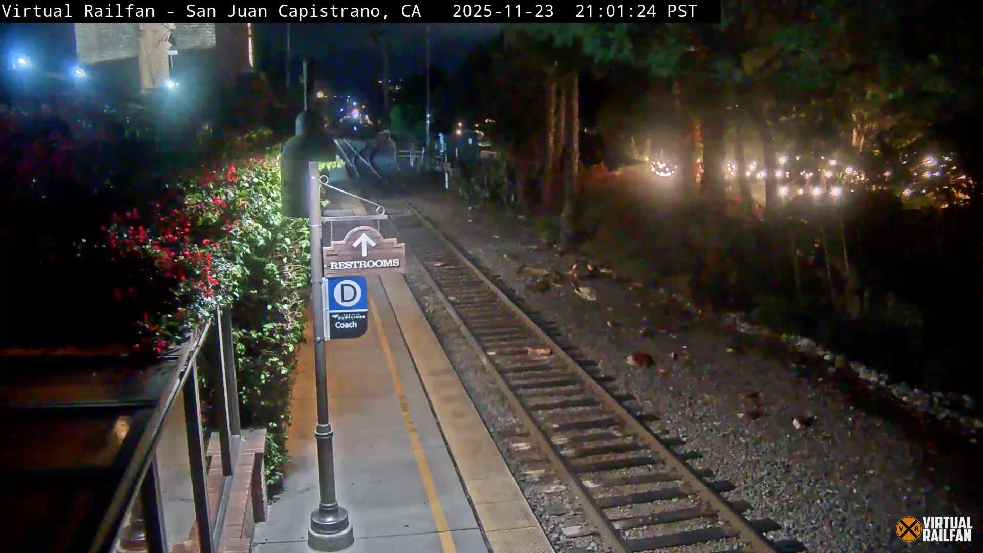 San Juan Capistrano Train Station Live Cam - San Juan Capistrano, Orange, California, USA