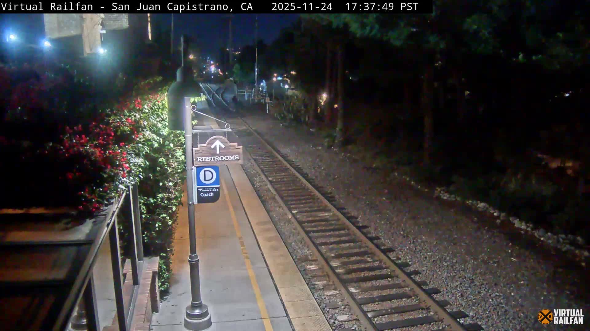 San Juan Capistrano Train Station Live Cam - San Juan Capistrano, Orange, California, USA