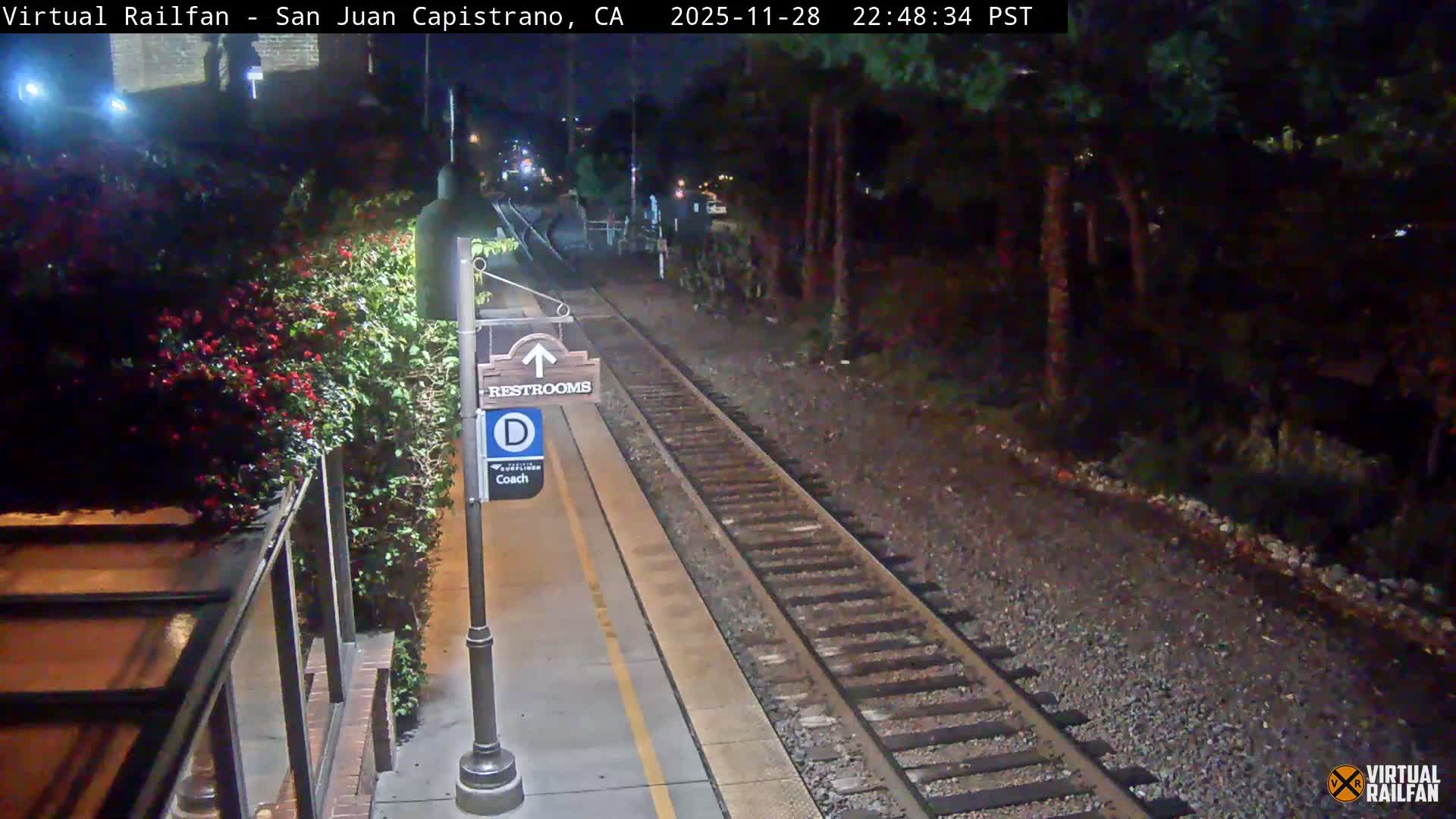 San Juan Capistrano Train Station Live Cam - San Juan Capistrano, Orange, California, USA