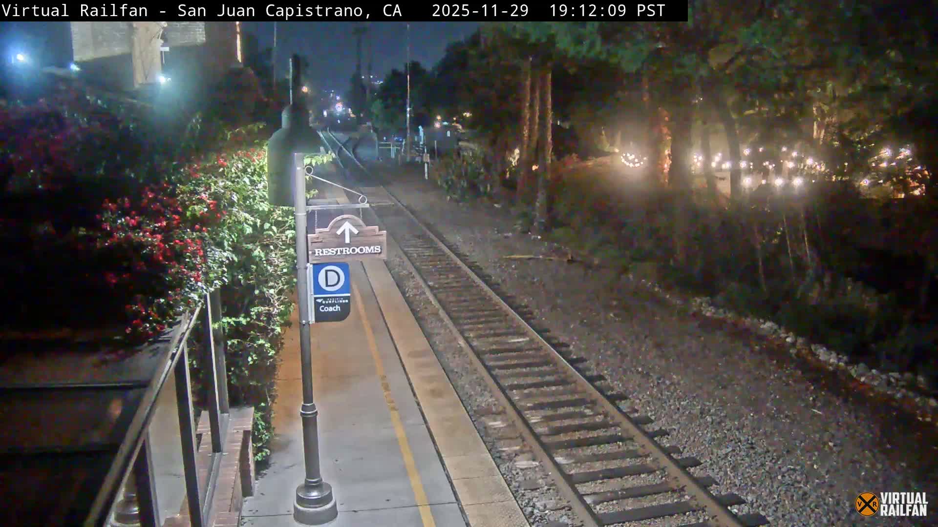 San Juan Capistrano Train Station Live Cam - San Juan Capistrano, Orange, California, USA
