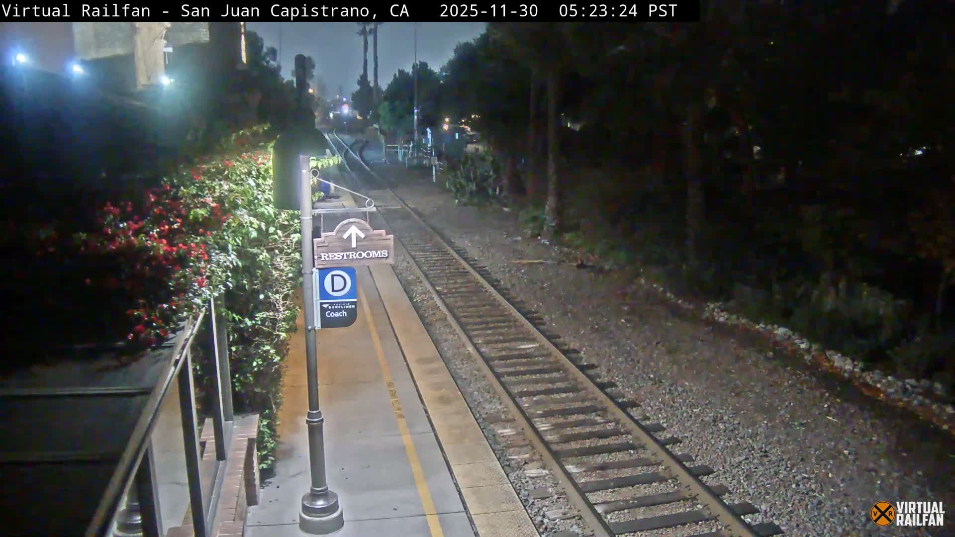 San Juan Capistrano Train Station Live Cam - San Juan Capistrano, Orange, California, USA