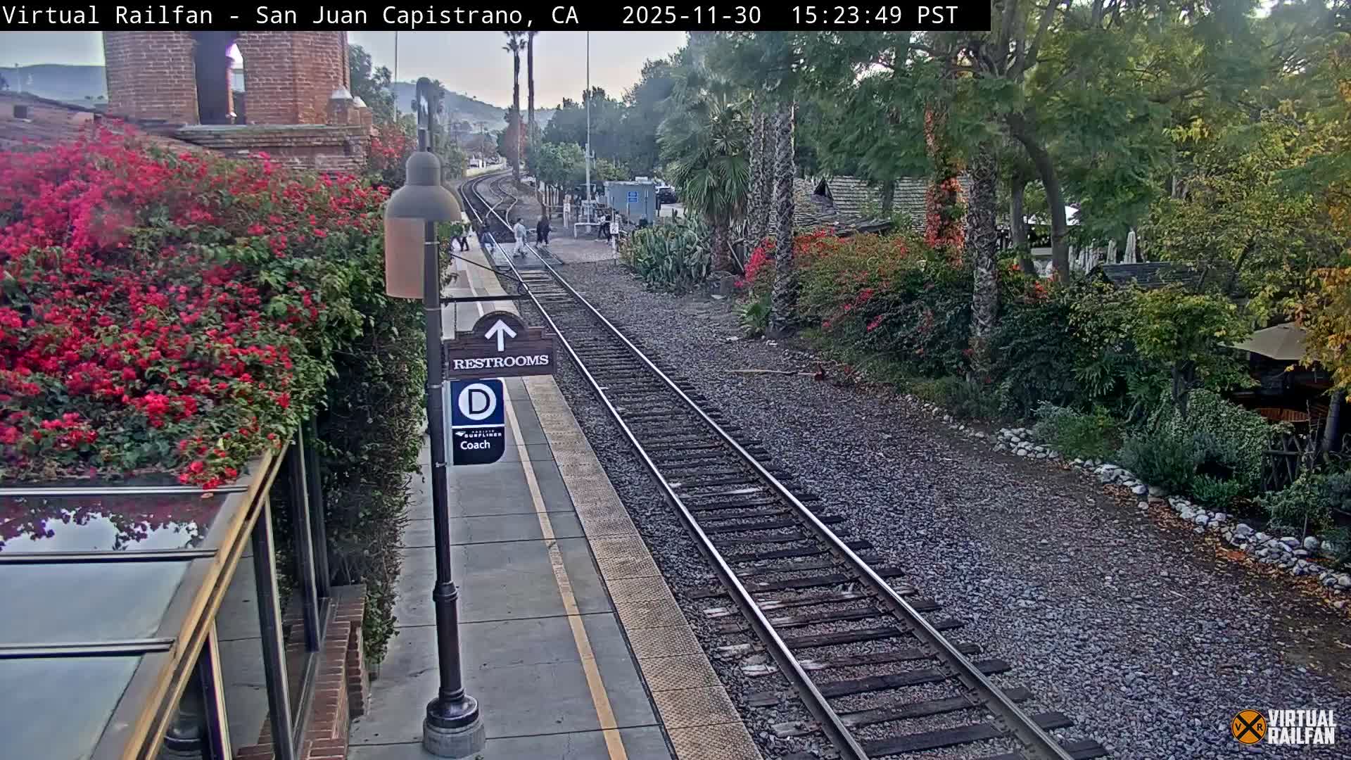 San Juan Capistrano Train Station Live Cam - San Juan Capistrano, Orange, California, USA