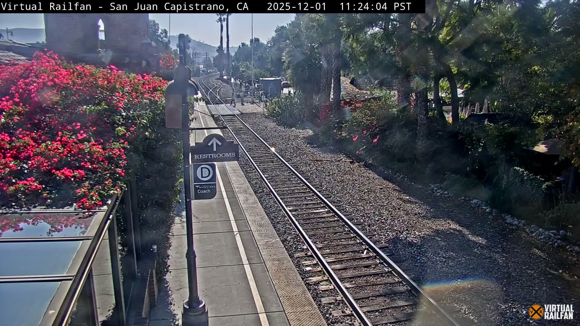 San Juan Capistrano Train Station Live Cam - San Juan Capistrano, Orange, California, USA