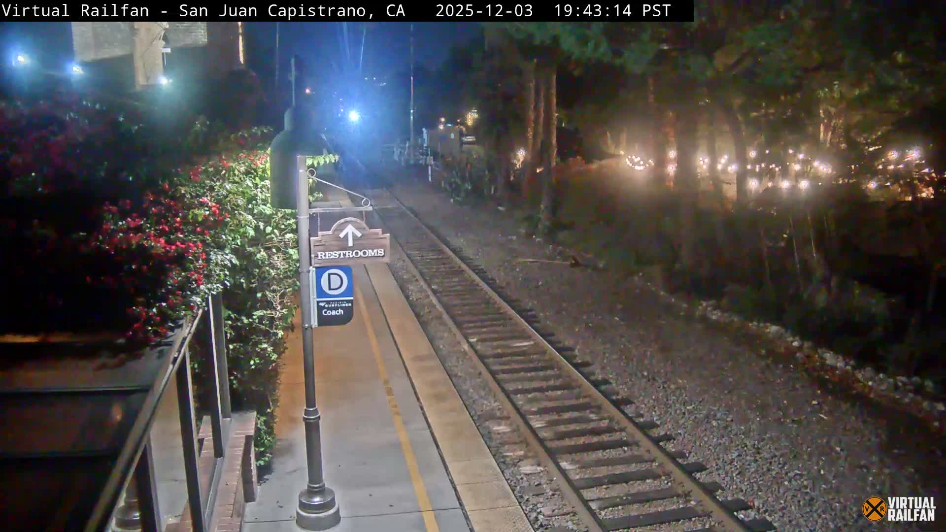 San Juan Capistrano Train Station Live Cam - San Juan Capistrano, Orange, California, USA