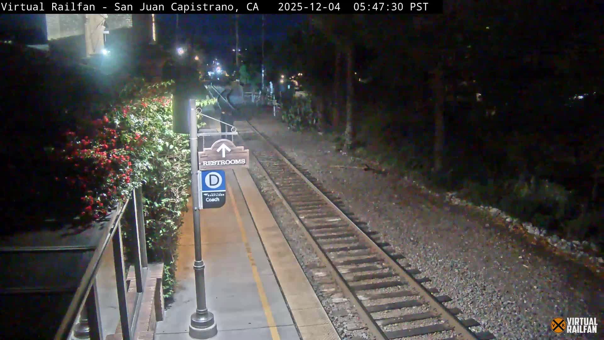San Juan Capistrano Train Station Live Cam - San Juan Capistrano, Orange, California, USA