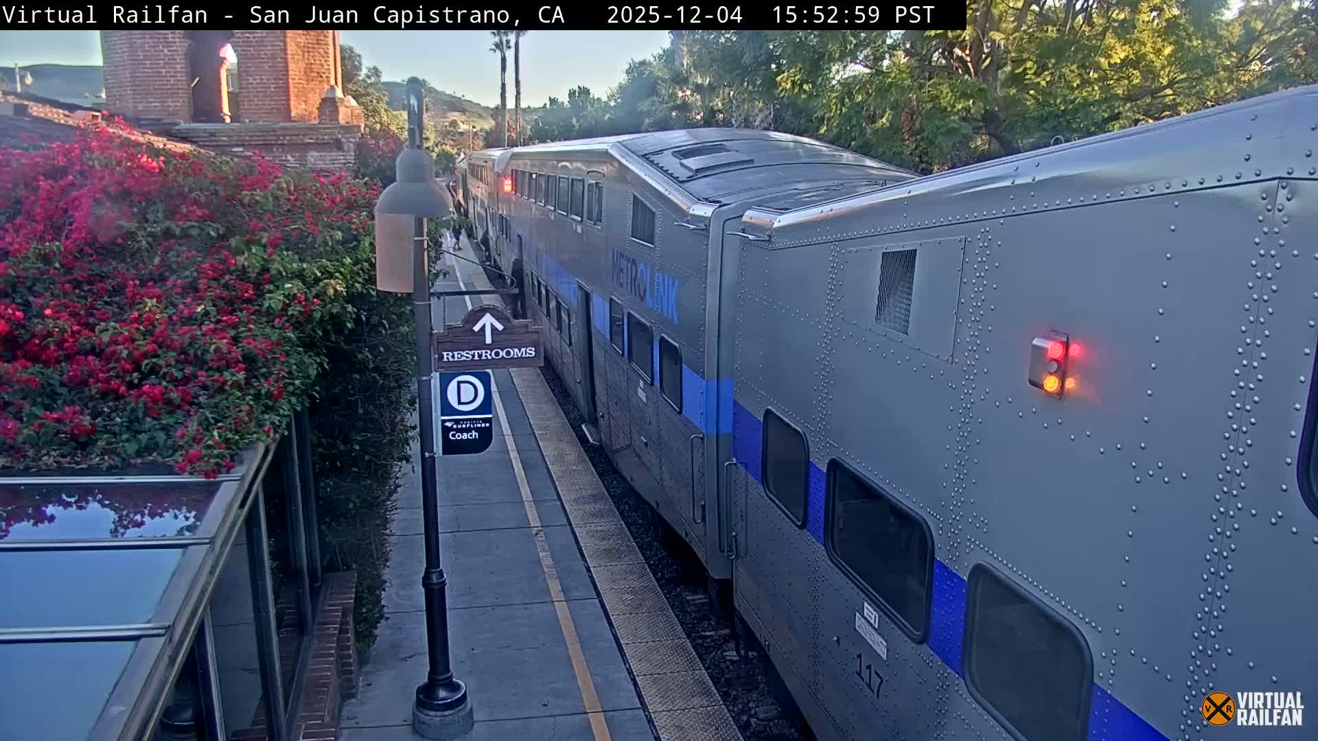 San Juan Capistrano Train Station Live Cam - San Juan Capistrano, Orange, California, USA