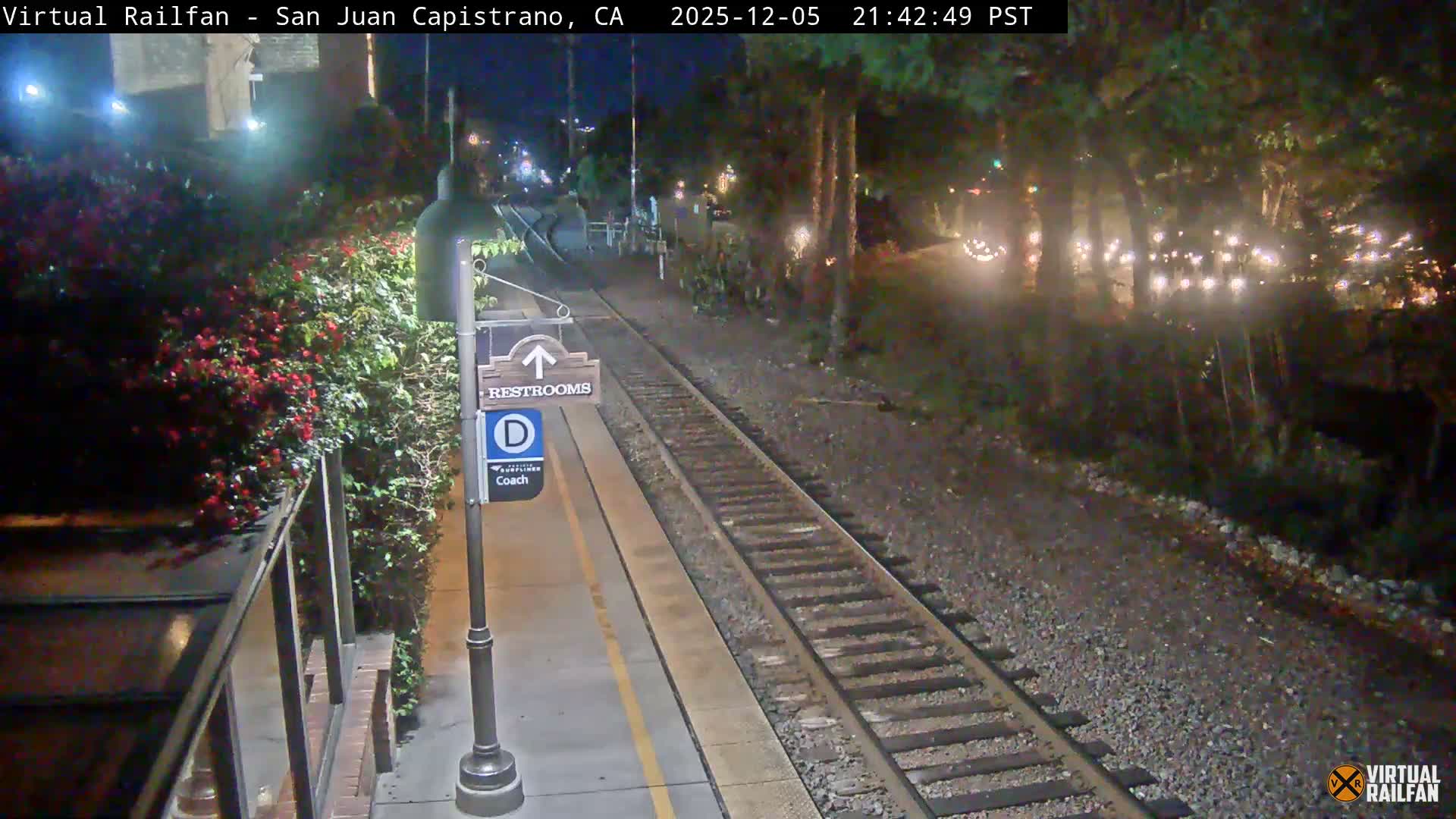 San Juan Capistrano Train Station Live Cam - San Juan Capistrano, Orange, California, USA